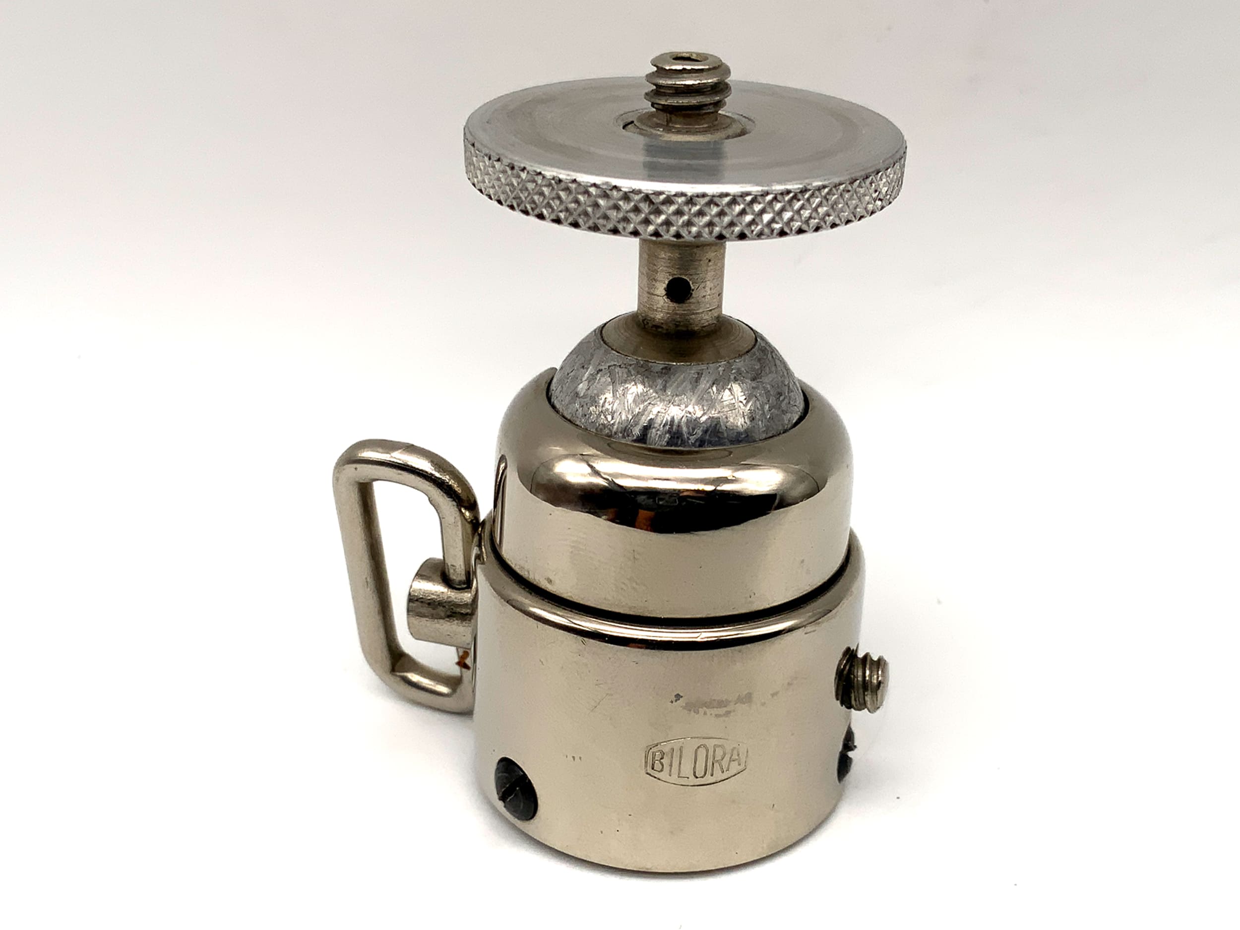 Bilora Stativkopf silber Mini Kugelkopf 1/4