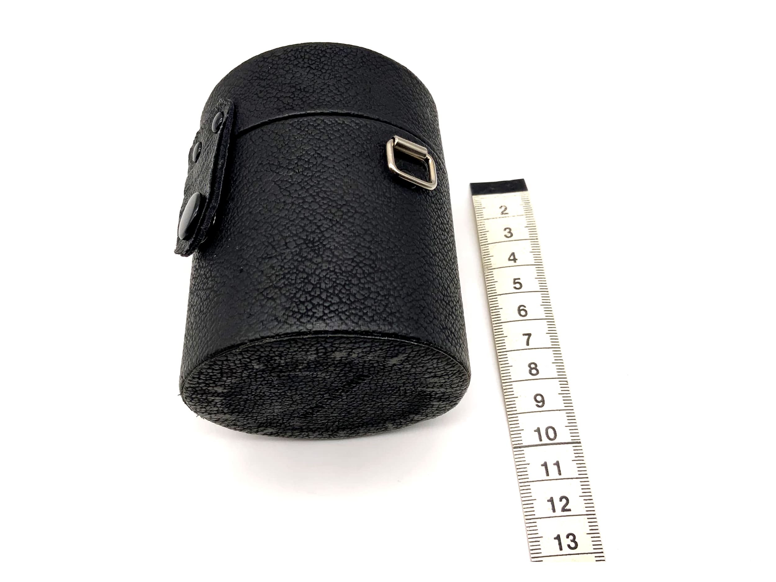 Rollei Köcher schwarz ca.9x7,5cm Objektivtasche universell Hard Case Lens Case