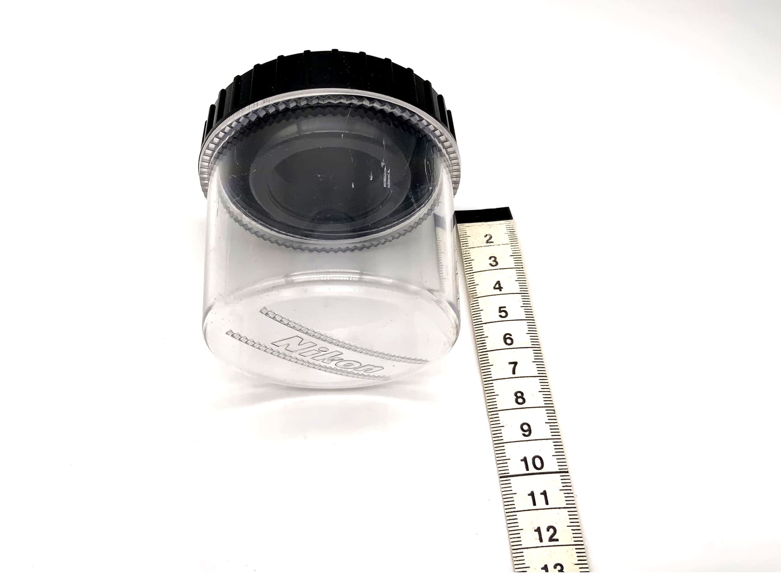 Nikon Köcher transparent ca.7x7cm für CP-2 Objektivtasche universell Lens Case