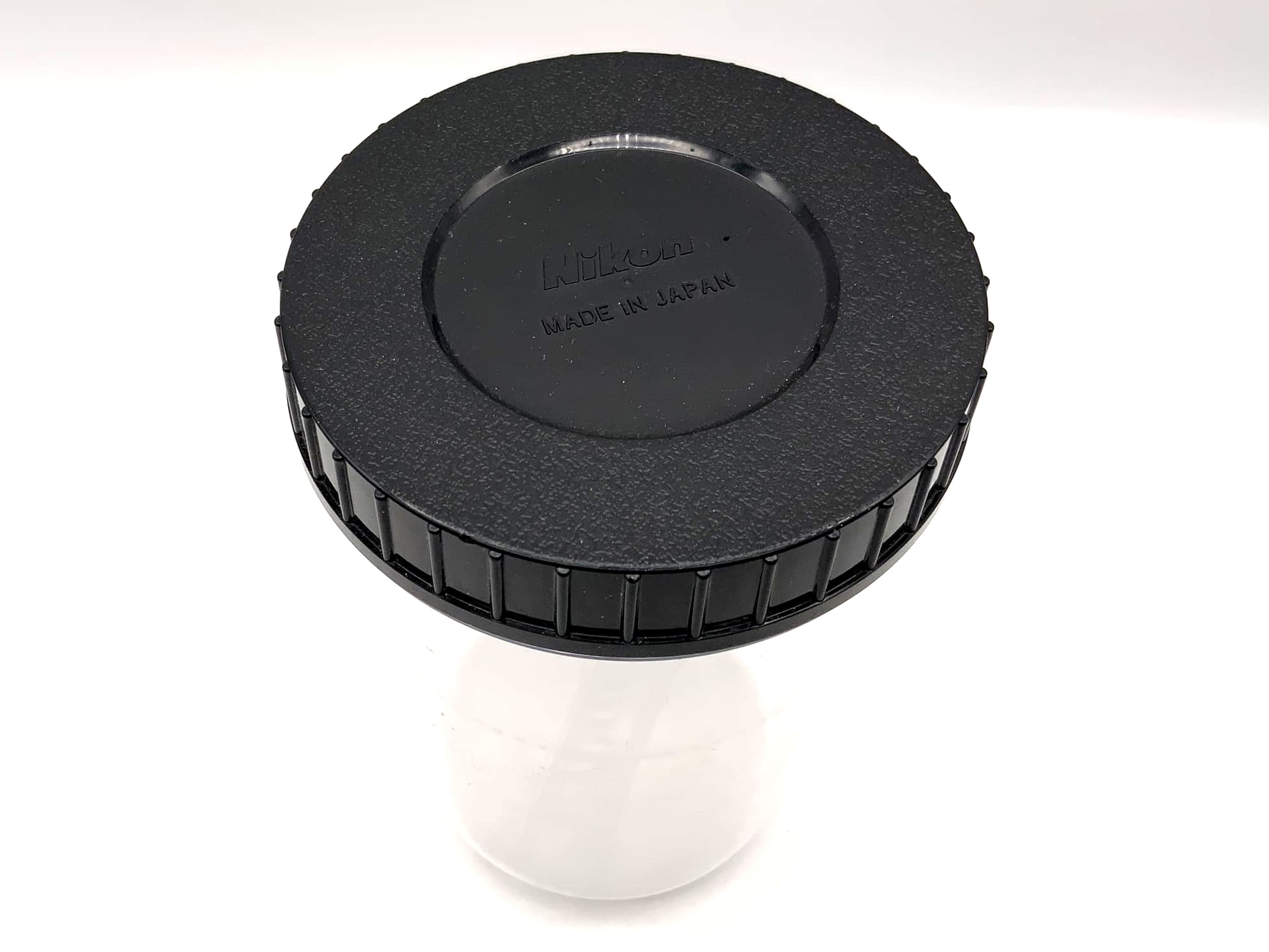 Nikon Köcher transparent ca.13x8cm Objektivtasche universell Hard Lens Case