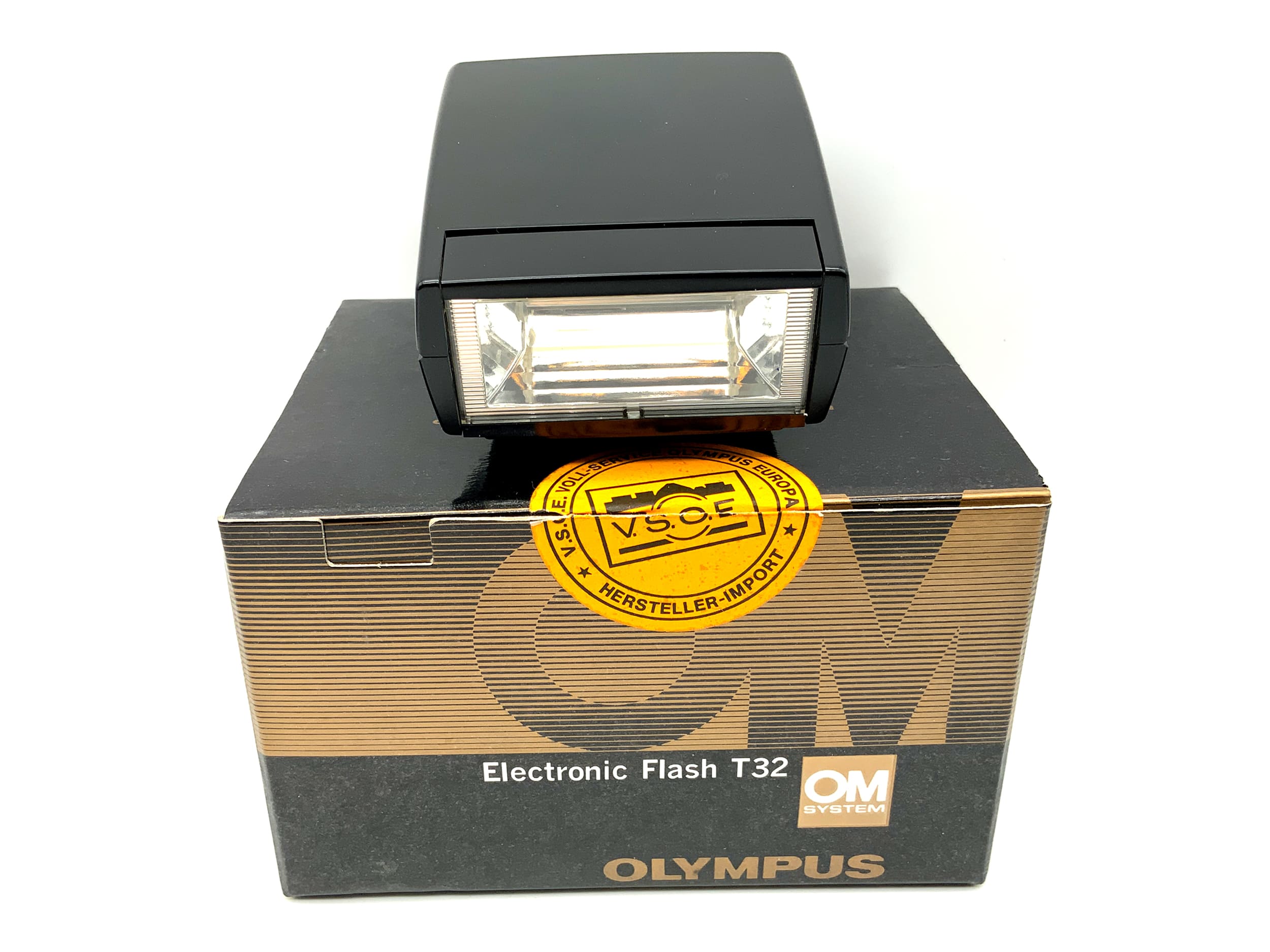 Olympus Electronic flash T32 Blitzgerät für OM System Kamera Blitz Flash