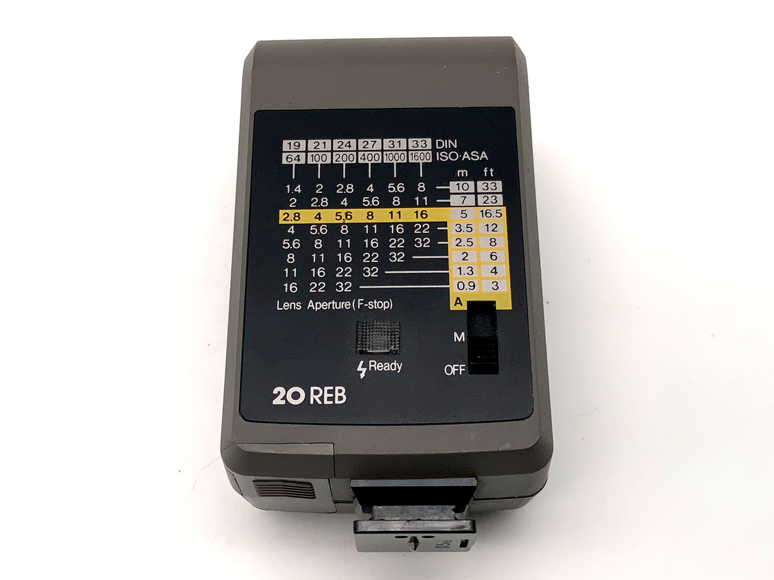 Rollei 20 REB Blitzgerät für 35 classic Titan Kamera Blitz Aufsteckblitz Flash