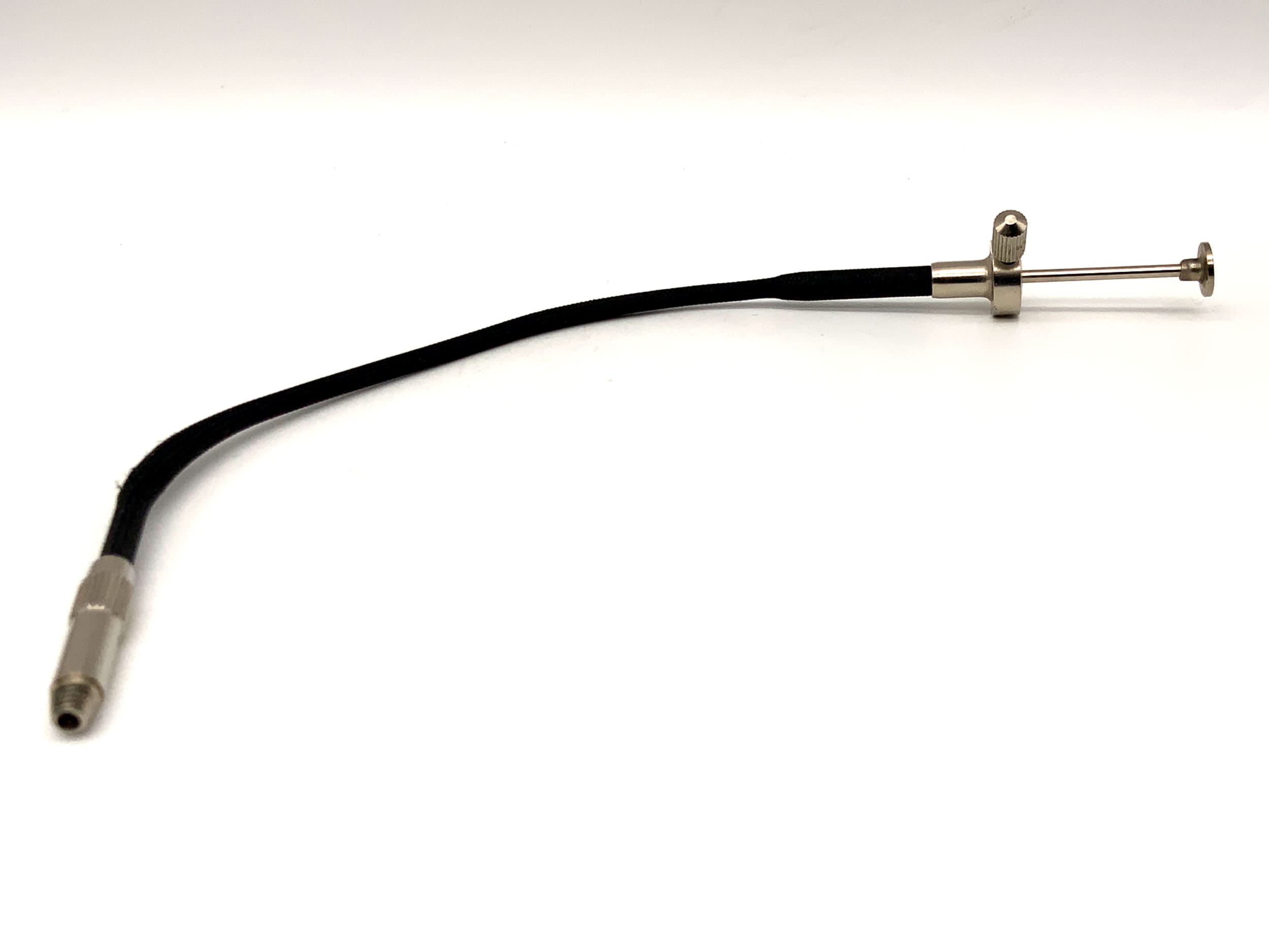 Drahtauslöser schwarz ca.15cm mit Feststeller Fernauslöser cable release