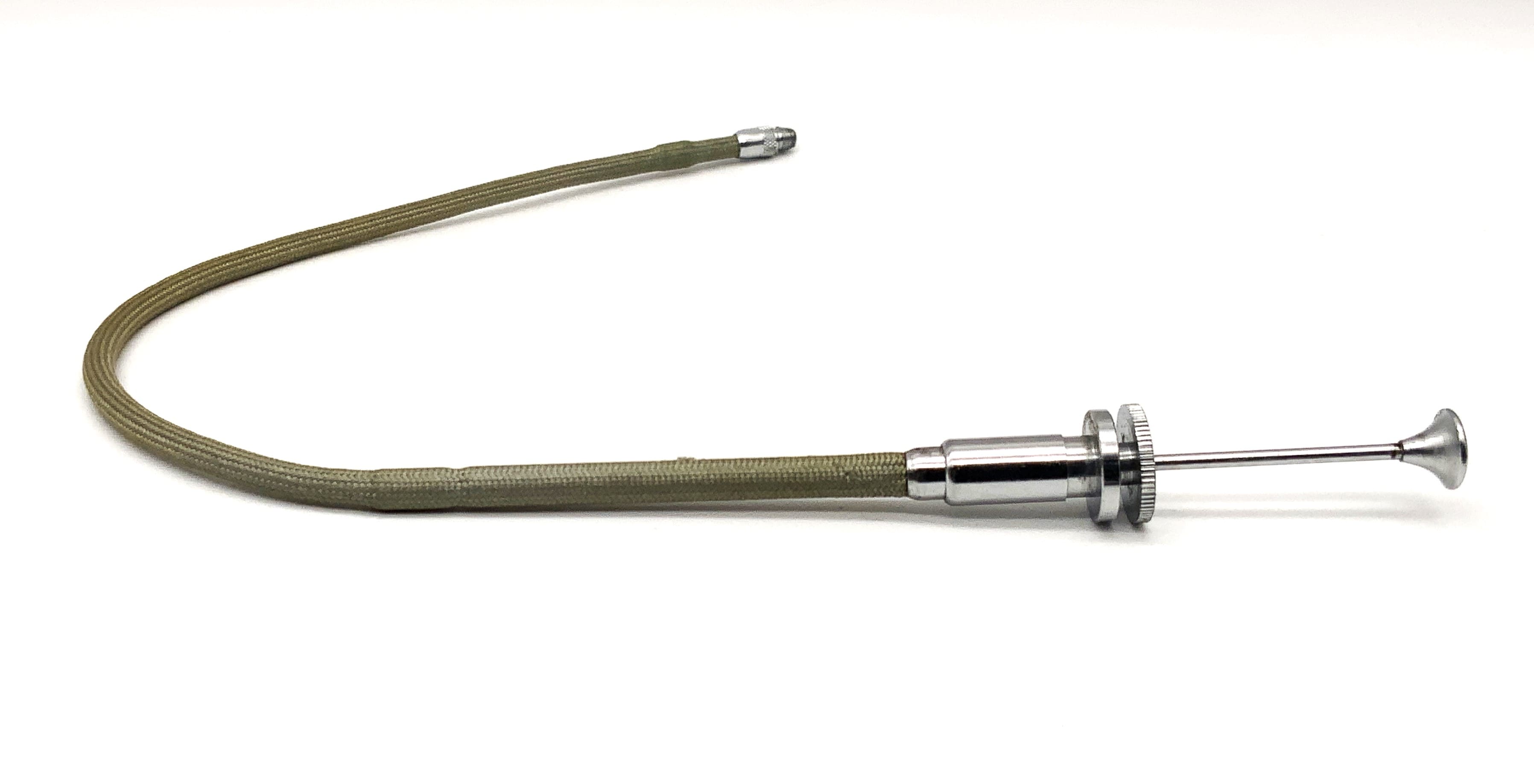 Drahtauslöser silber ca.22-23cm mit Feststeller Fernauslöser cable release