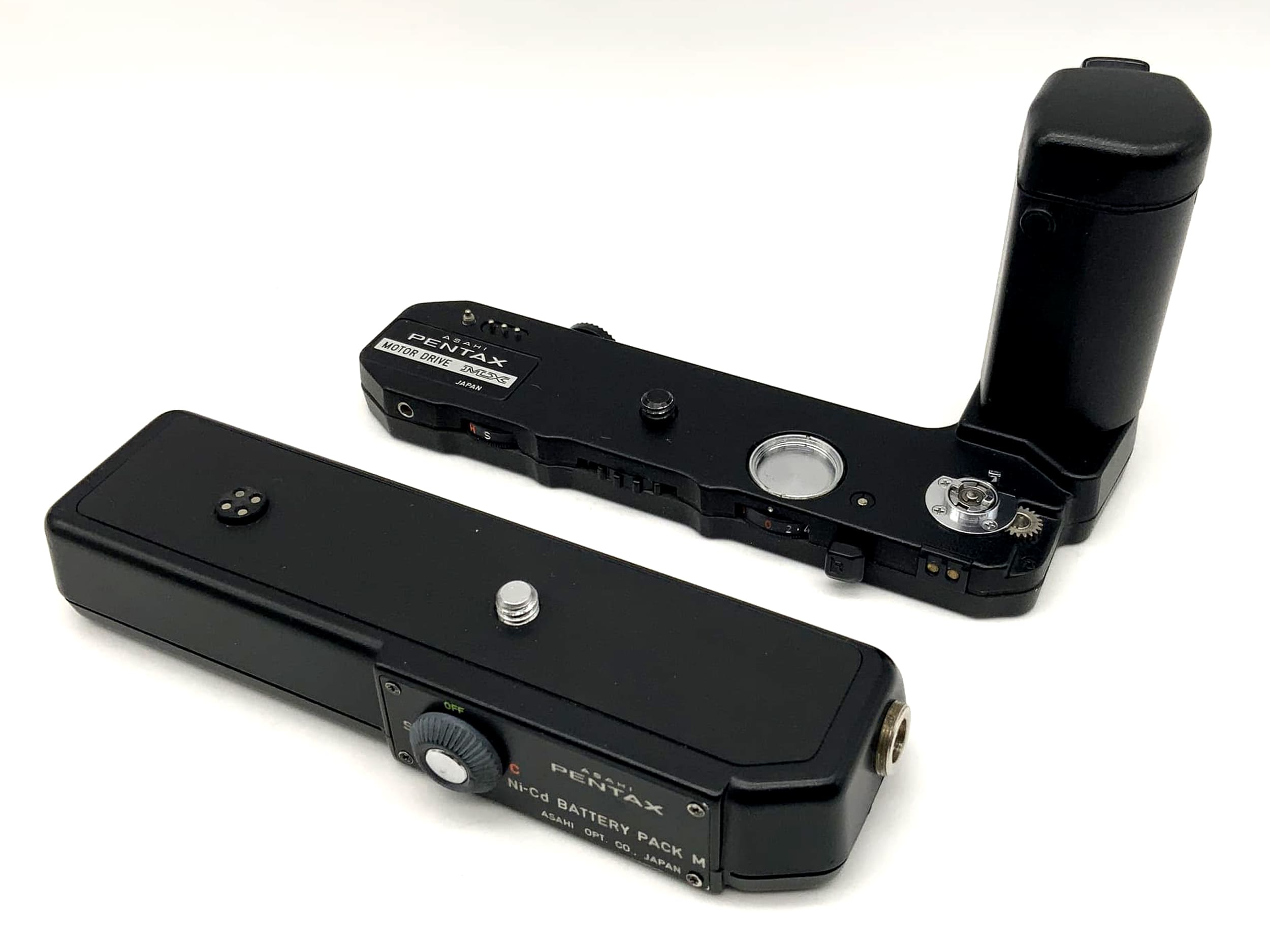 Asahi Pentax Motor Drive MX mit Ni-Cd Battery Pack M in OVP Filmtransport