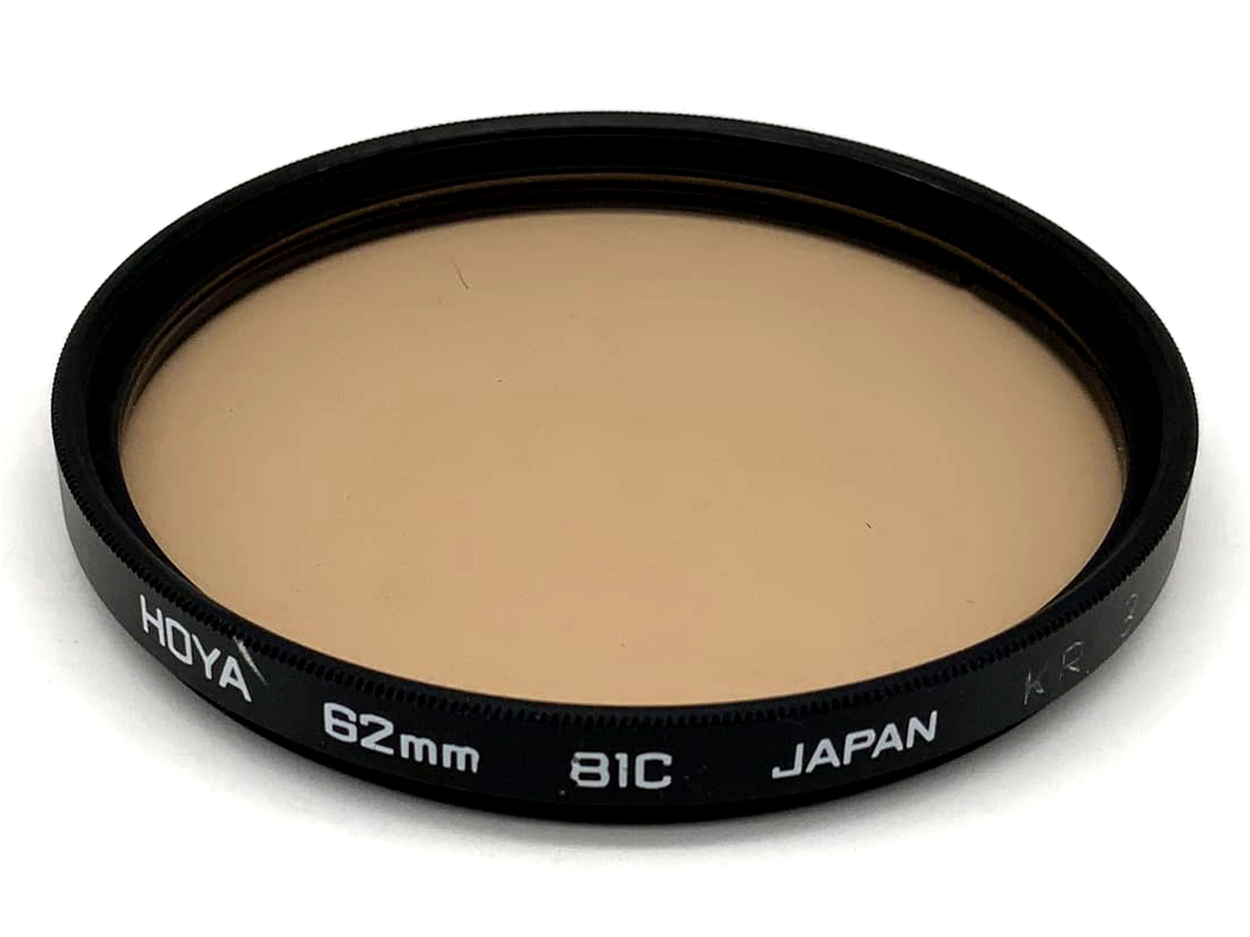 Hoya Korrekturfilter 81C Filter 62mm Kreisförmig Filtergewinde M62
