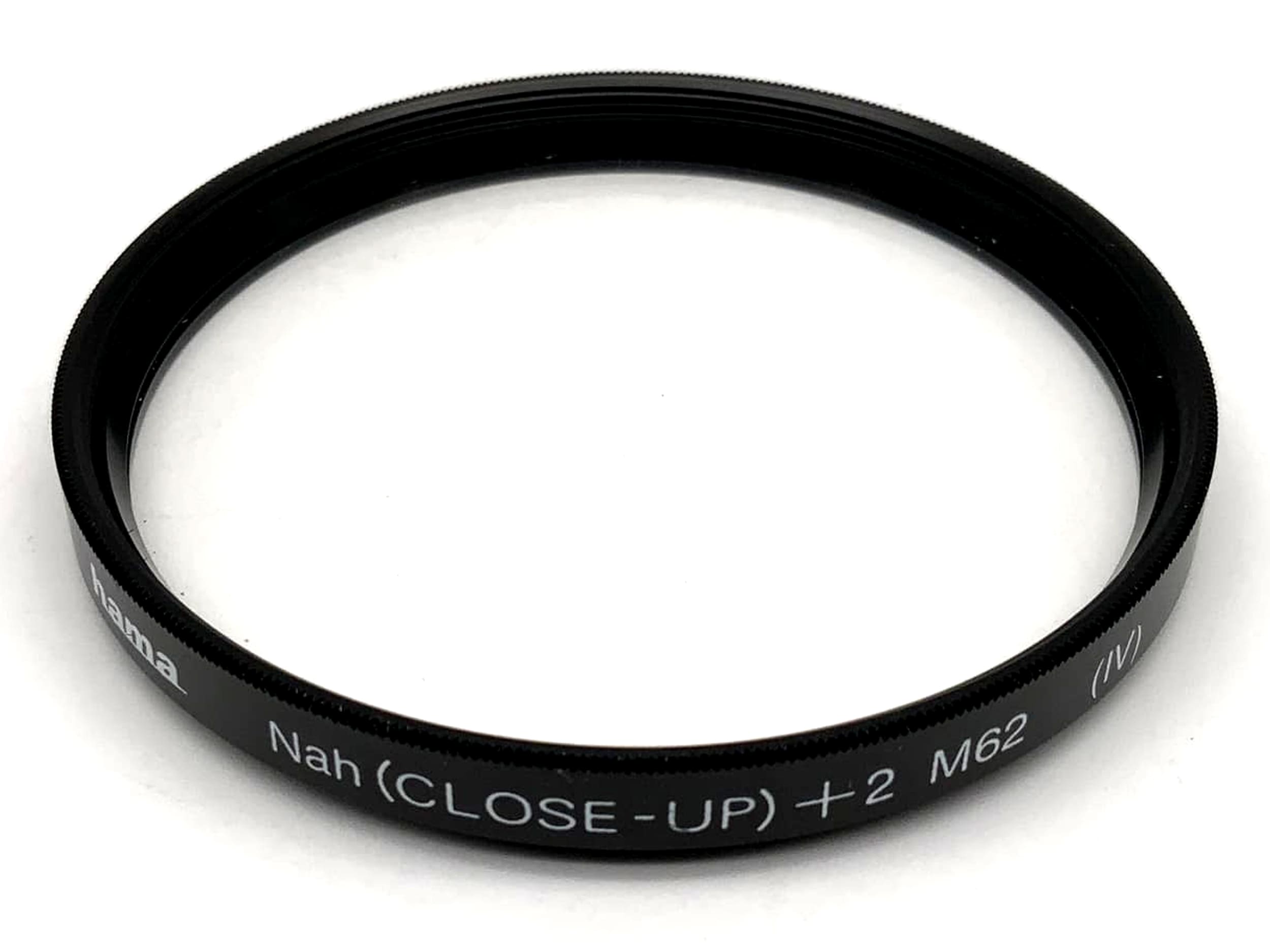 Hama Close-Up Nah linse +2 (IV) Filter 62mm Kreisförmig Filtergewinde M62