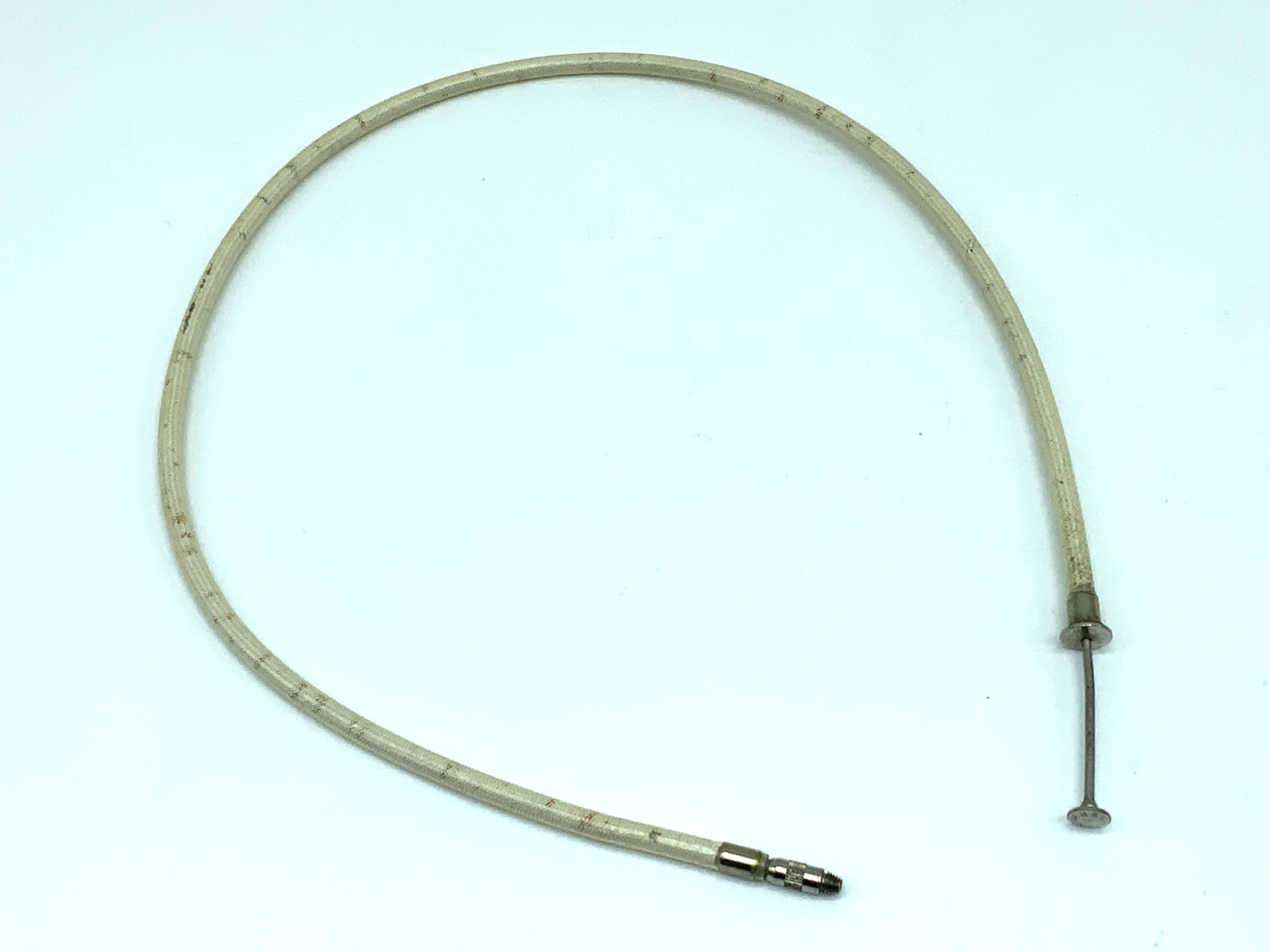 Drahtauslöser weiß ca.50cm Fernauslöser cable release Kabelauslöser