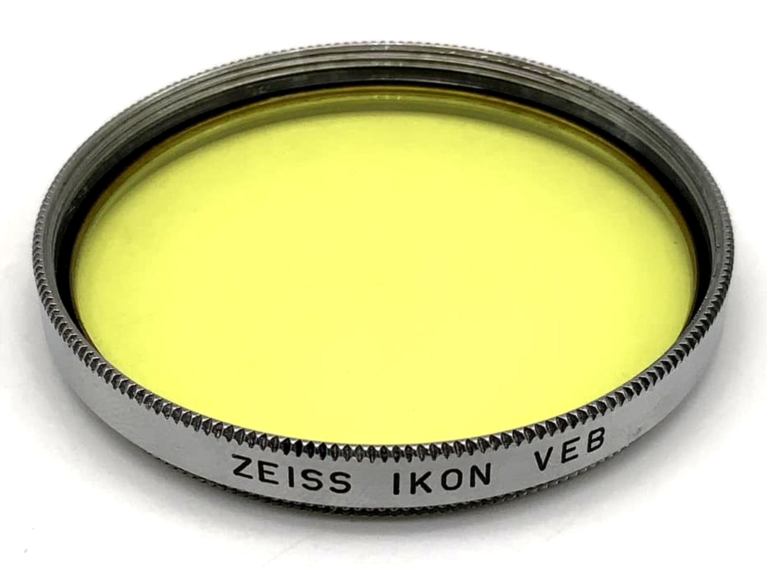 Zeiss Ikon Farbfilter G2 Gelb yellow Filter 49mm Kreisförmig Filtergewinde M49
