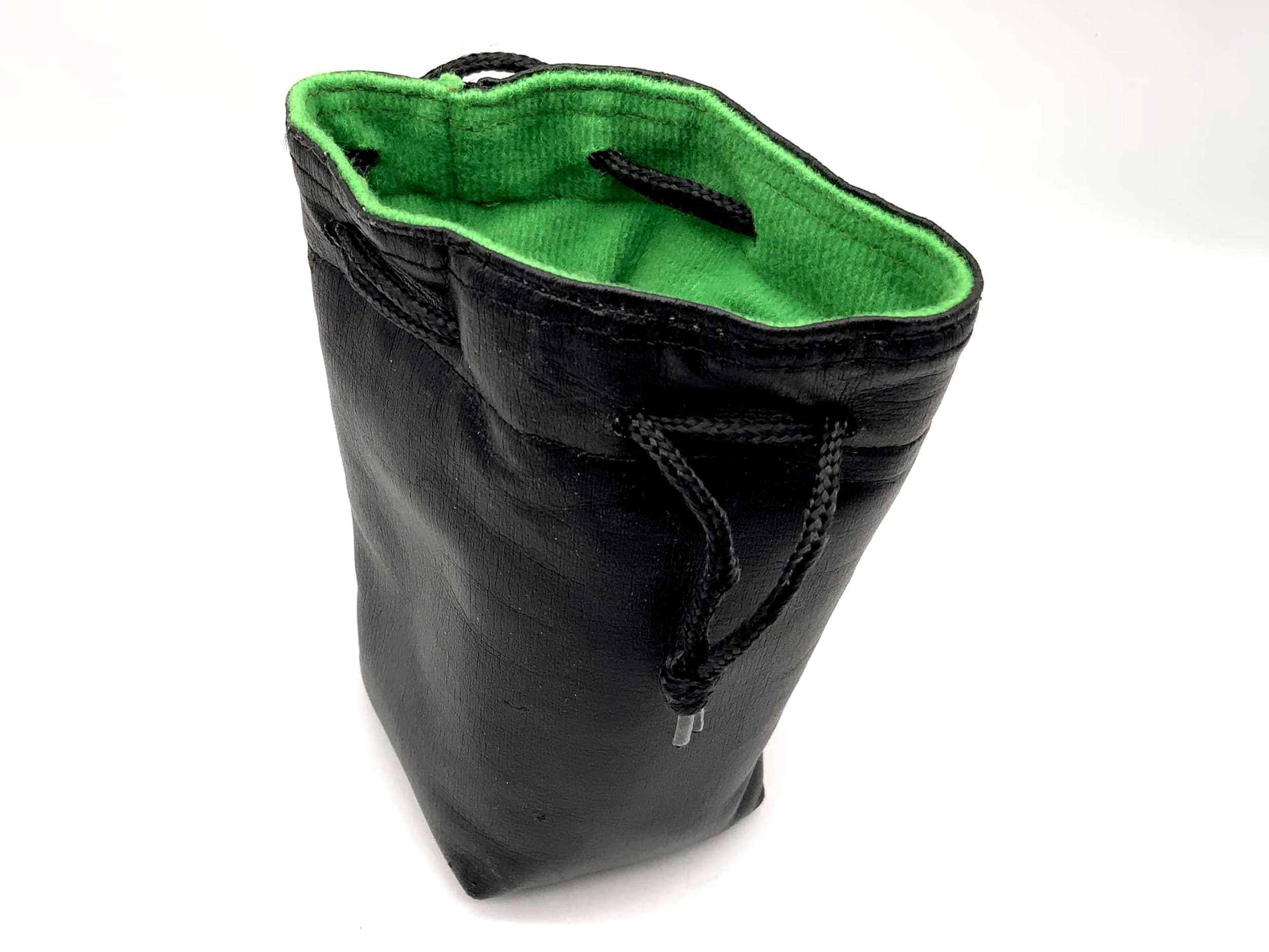 Köcher schwarz ca.14x7cm Leder Objektivbeutel universell Lens Case