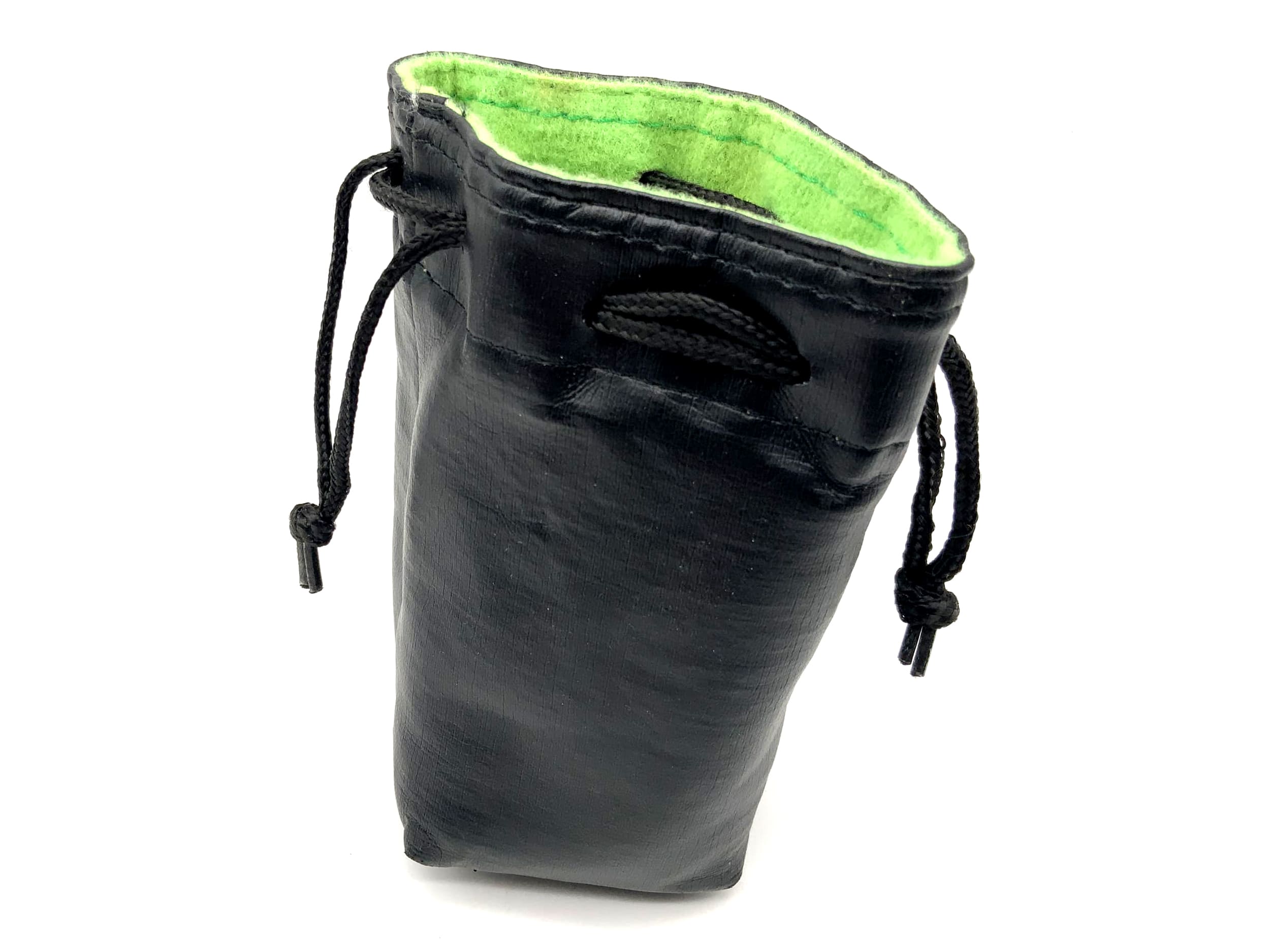 Köcher schwarz ca.13x7cm Leder Objektivbeutel universell Lens Case