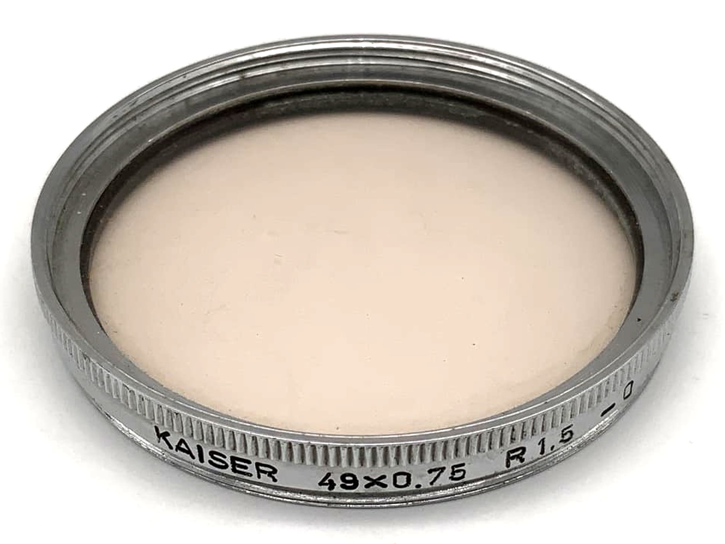 Kaiser Skylight 49x0,75 R1.5 - 0 silber Filter 49mm Filtergewinde M49