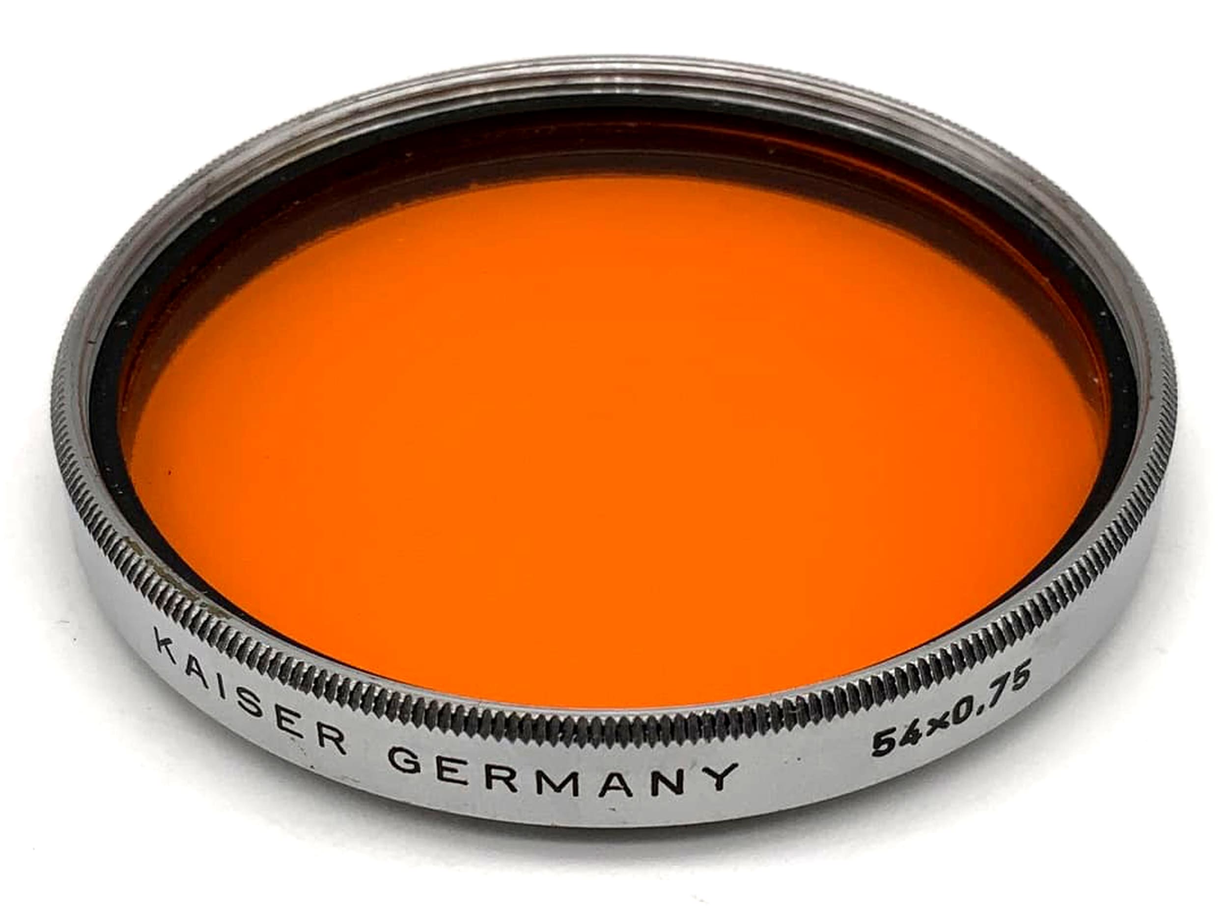 Kaiser Farbfilter orange Filter 54mm Kreisförmig Filtergewinde M54