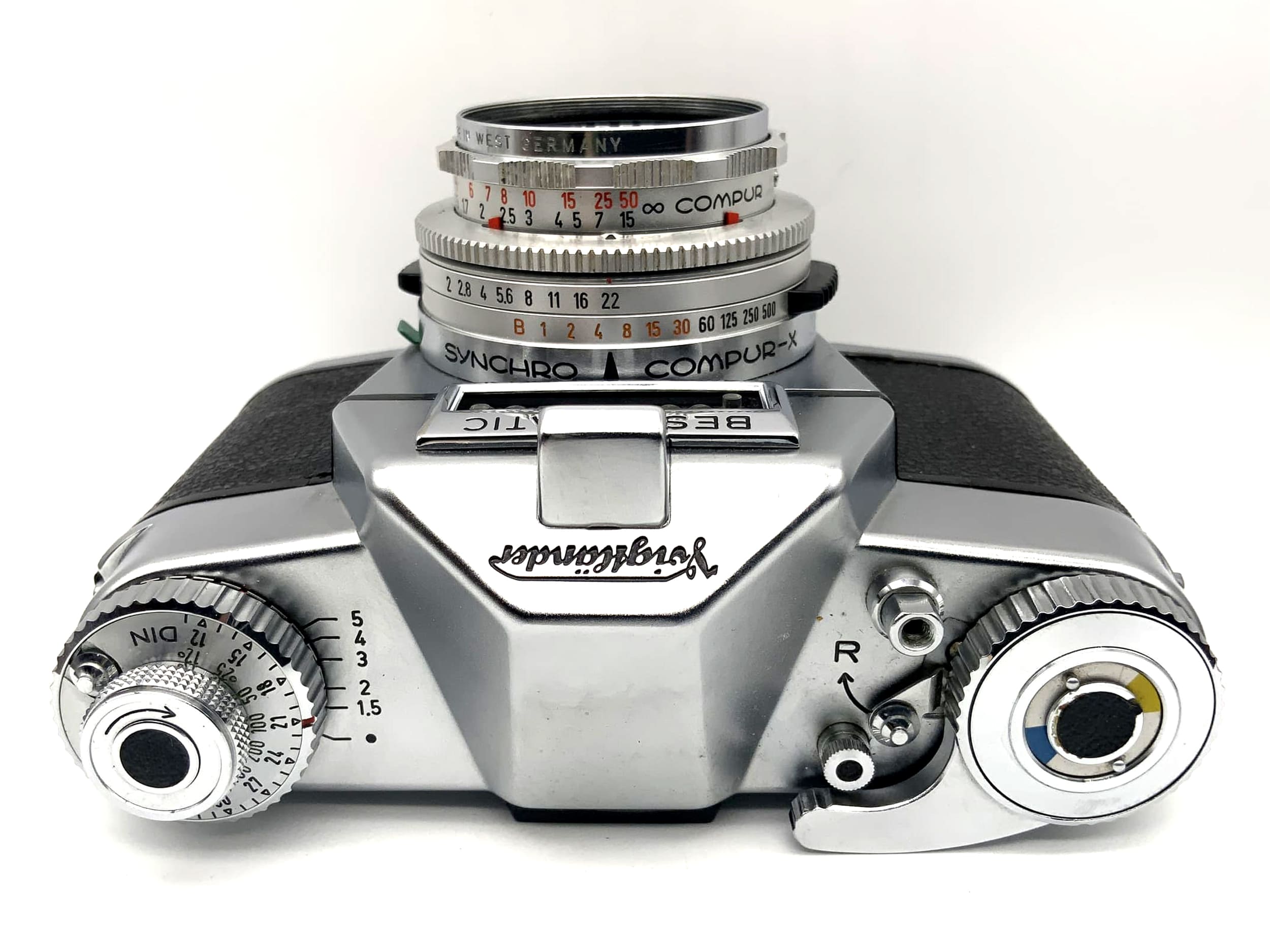 Voigtländer Bessamatic 35mm SLR mit Color-Skopar 1:2.8/50 Synchro Compur-X Body