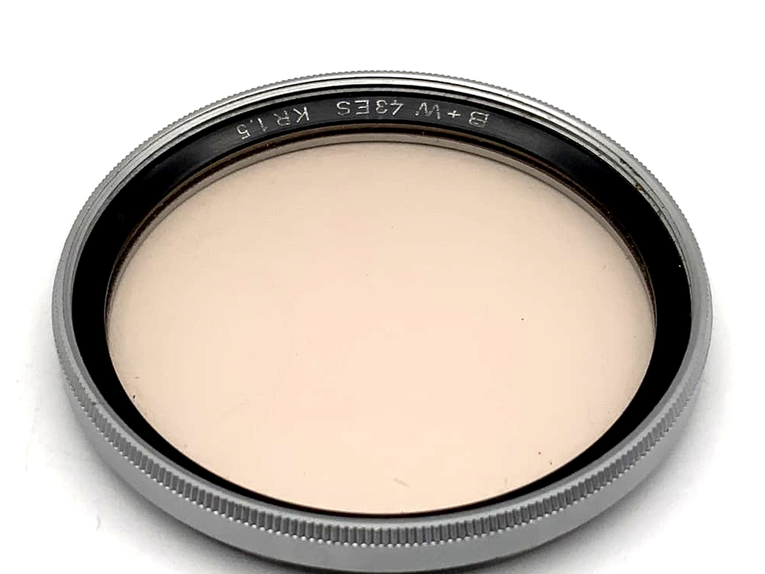 B+W Korrekturfilter KR1.5  Filter 43mm Kreisförmig Filtergewinde M43
