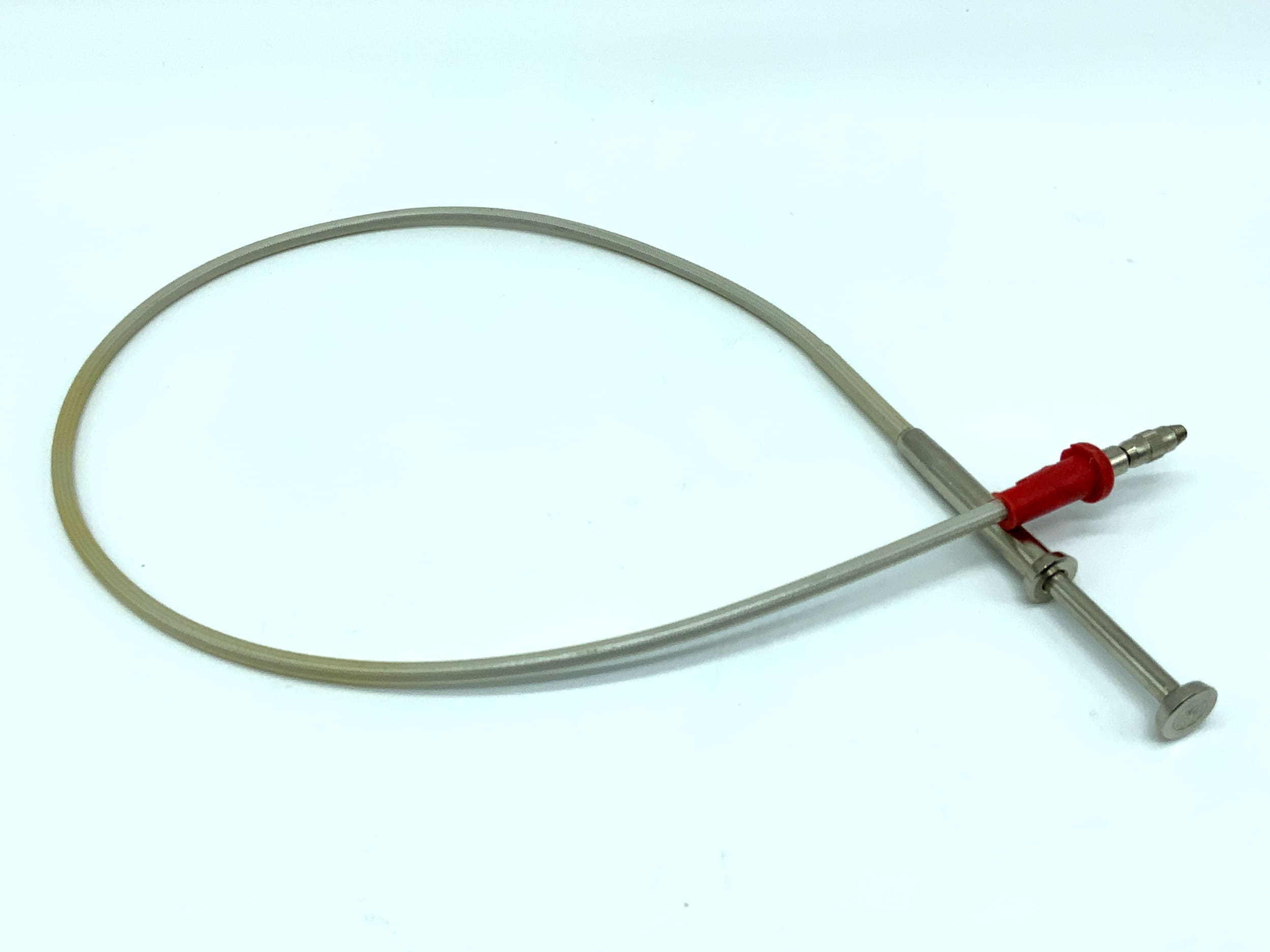 Prontor AGC Drahtauslöser weiß ca.50cm Fernauslöser cable release Kabelauslöser