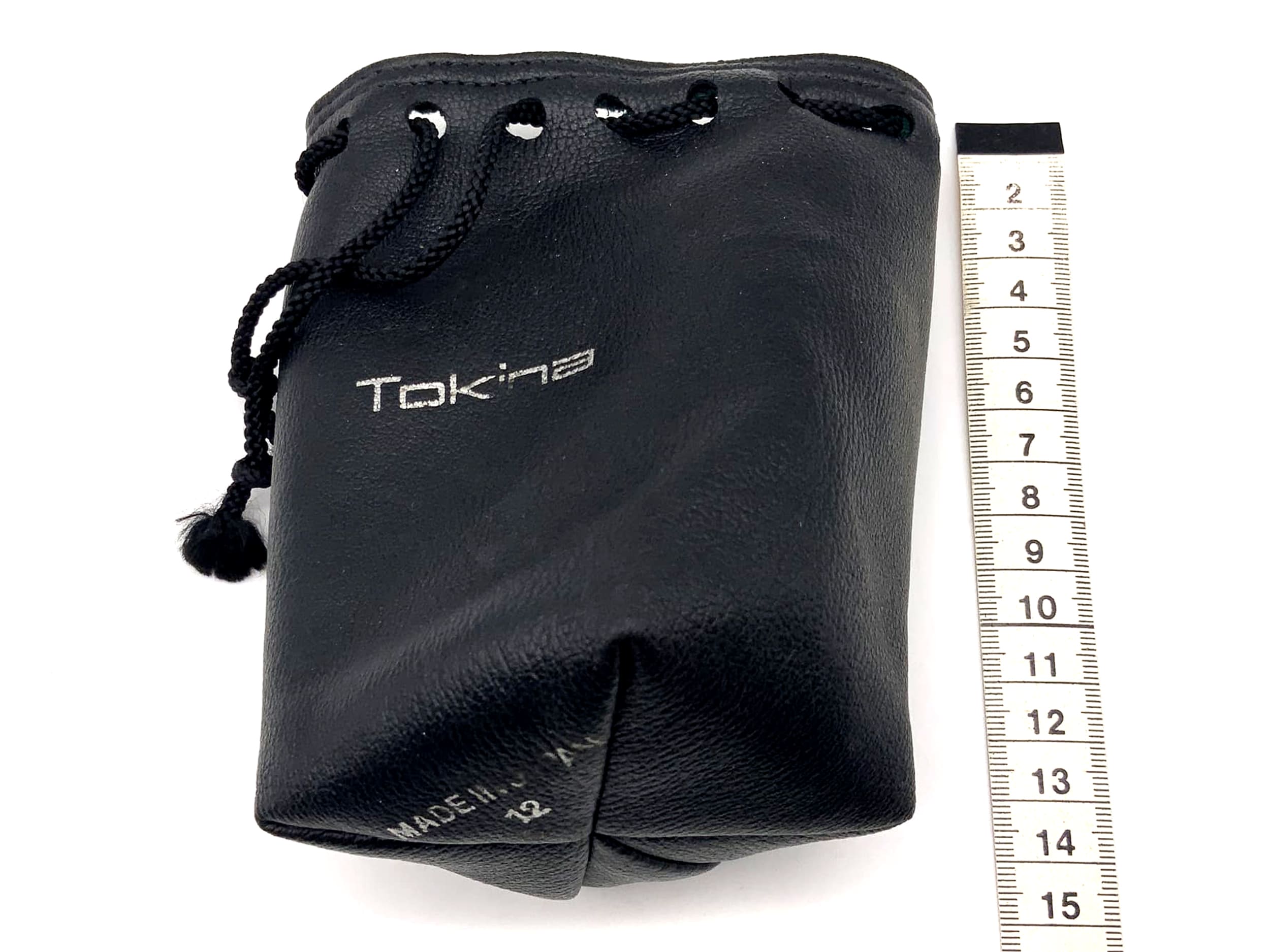 Tokina Köcher 12 schwarz ca.14x7cm Objektivbeutel universell Lens Case
