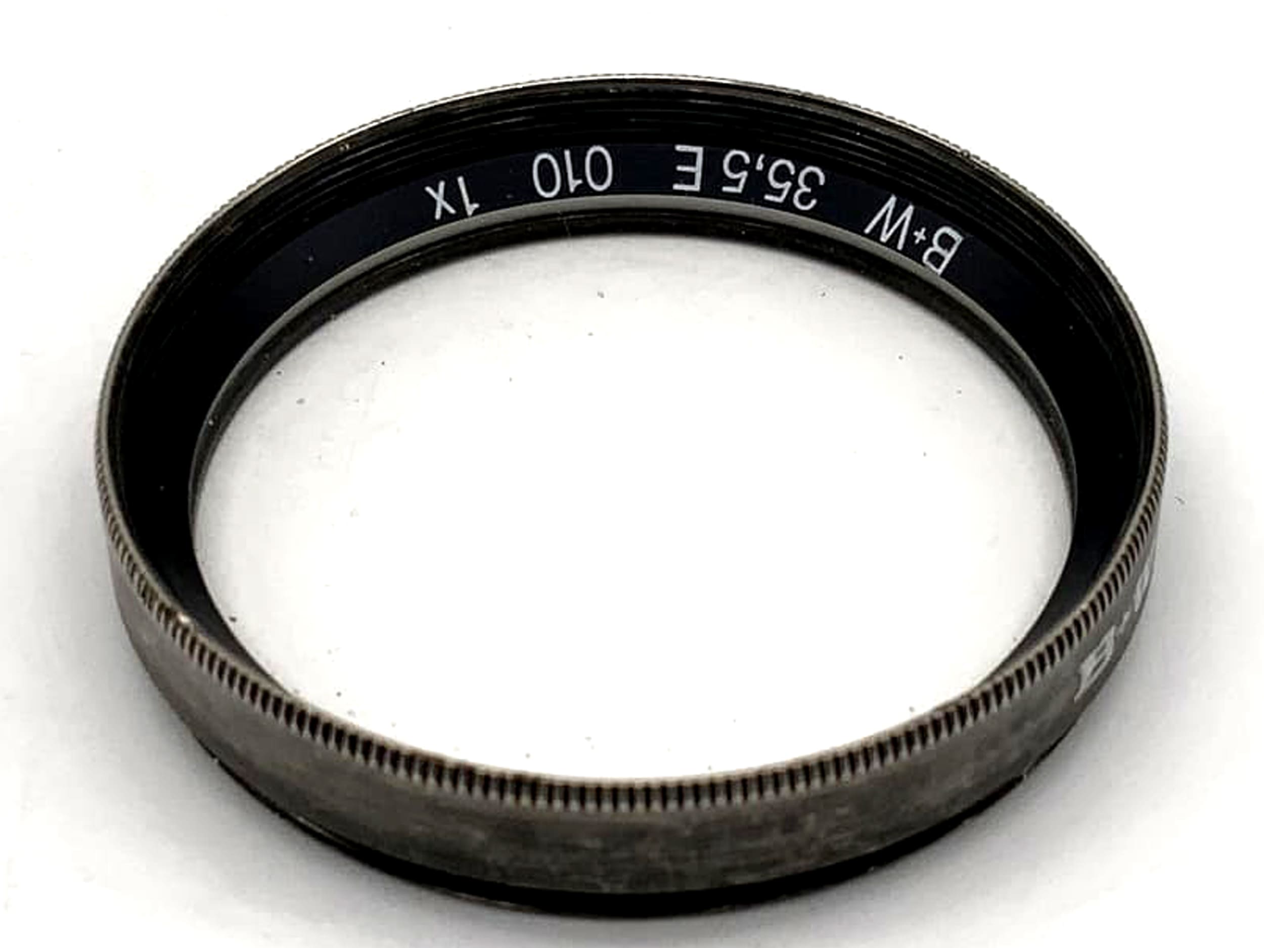 B+W Korrekturfilter 010 1x schwarz Filter 35,5mm Kreisförmig Filtergewinde M35