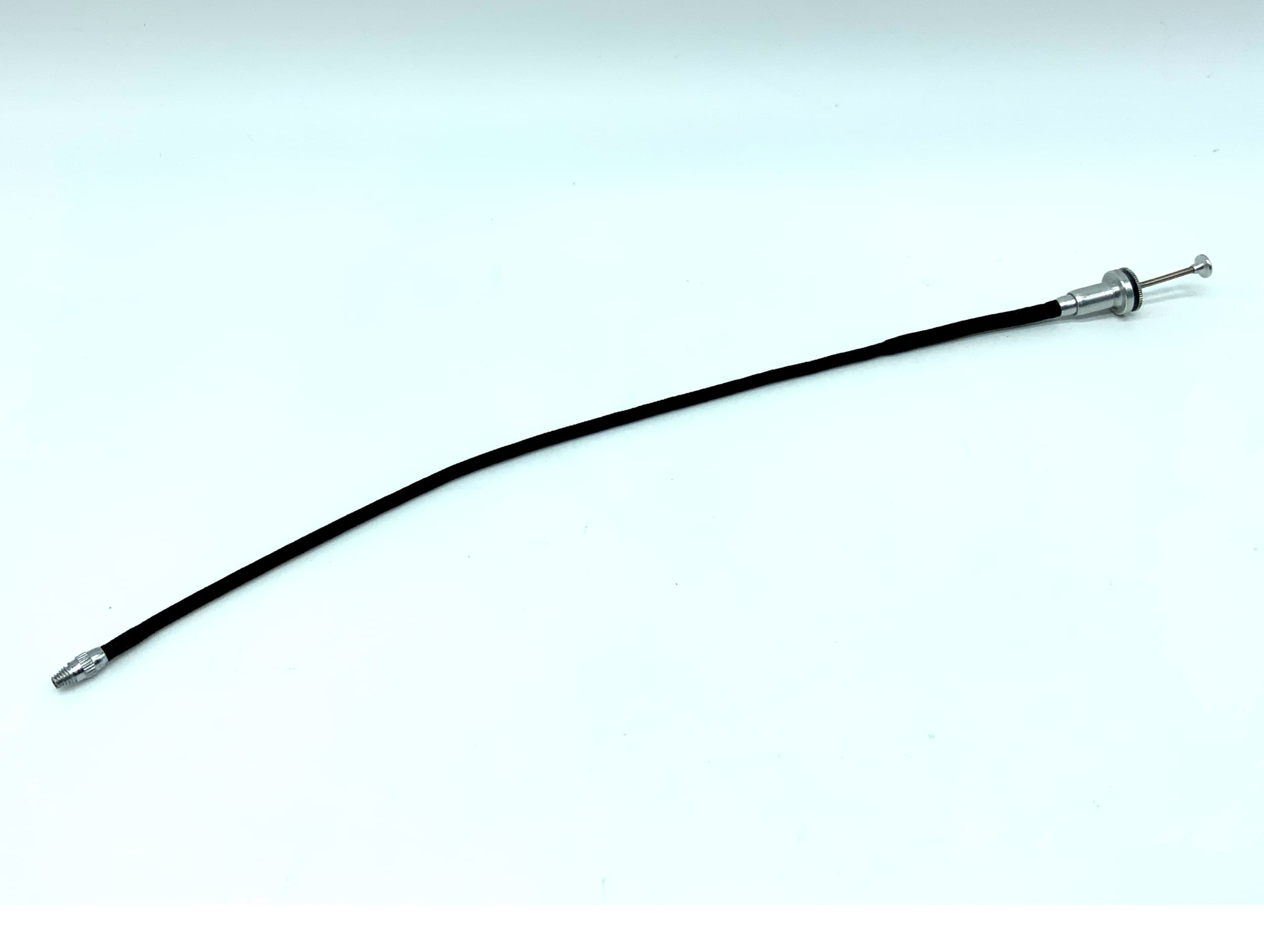 Büttner Drahtauslöser schwarz ca.25cm mit Feststeller Fernauslöser