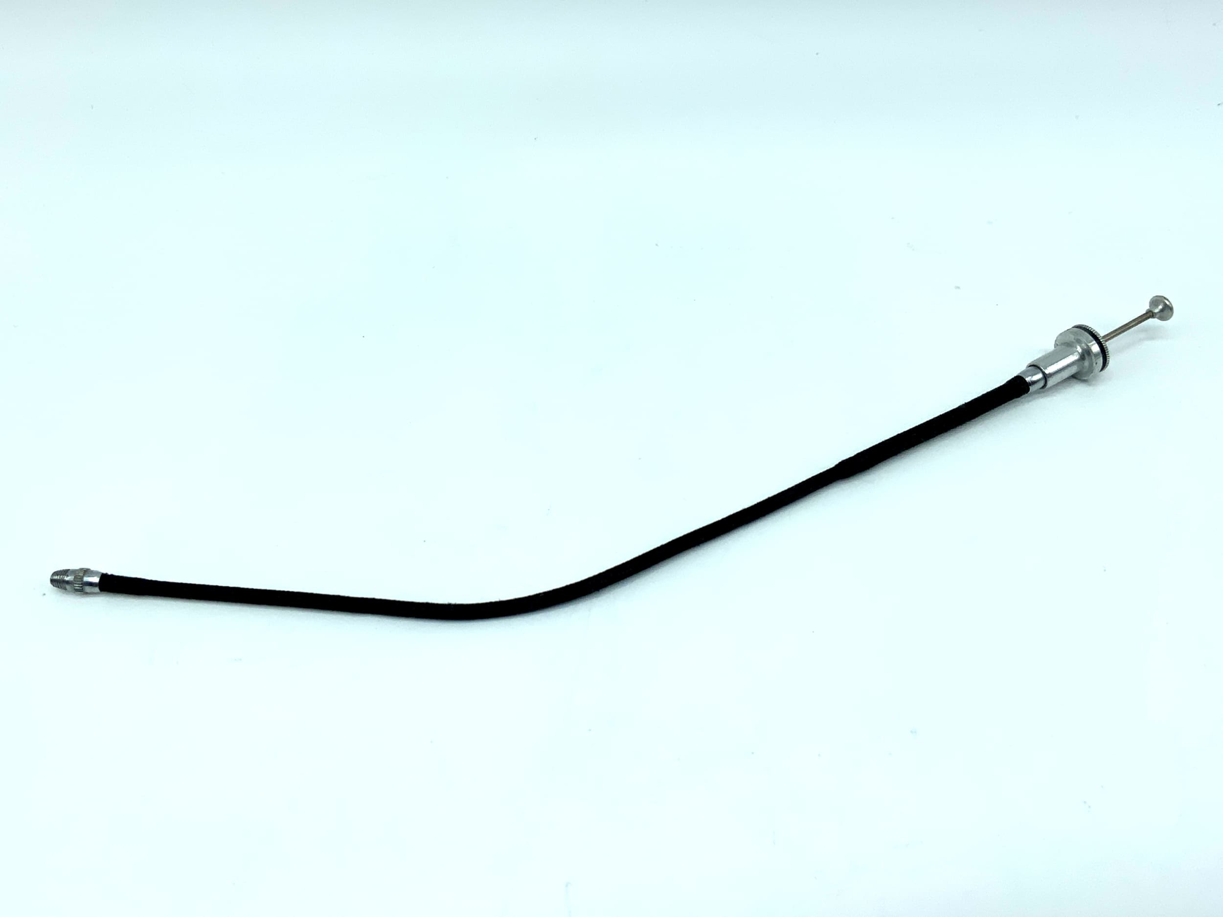 Büttner Drahtauslöser schwarz ca.20cm mit Feststeller Fernauslöser