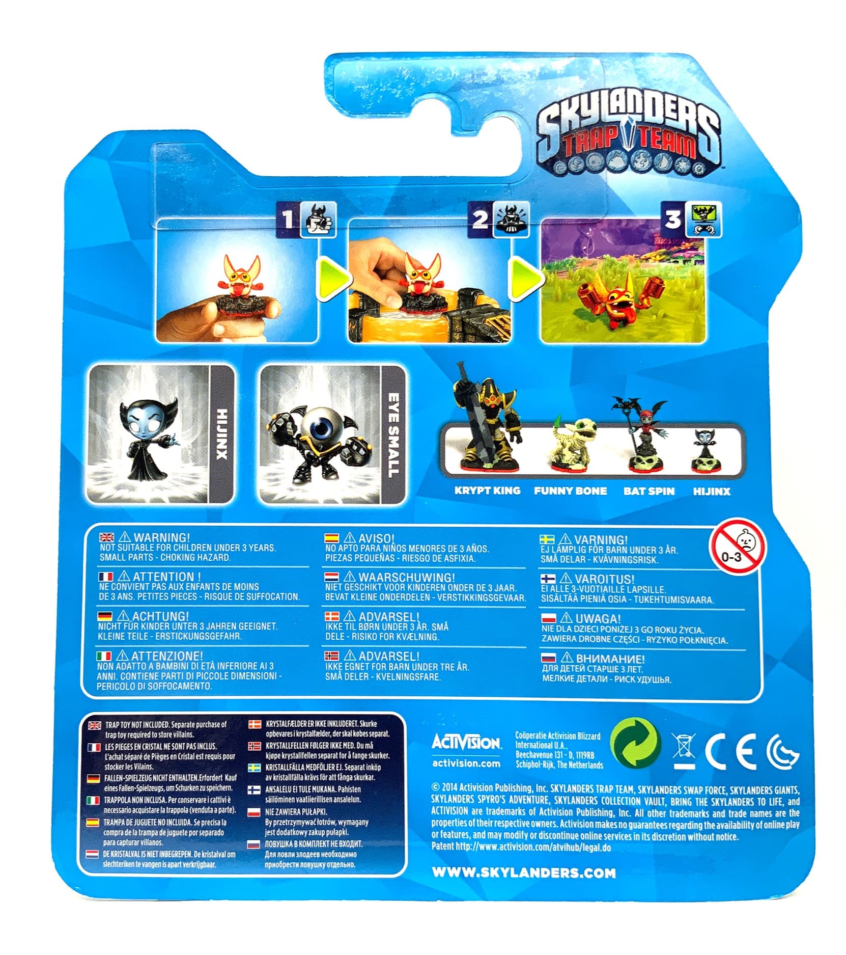 Skylanders Trap Team Hijinx & Eye Small Mini Duo Pack OVP