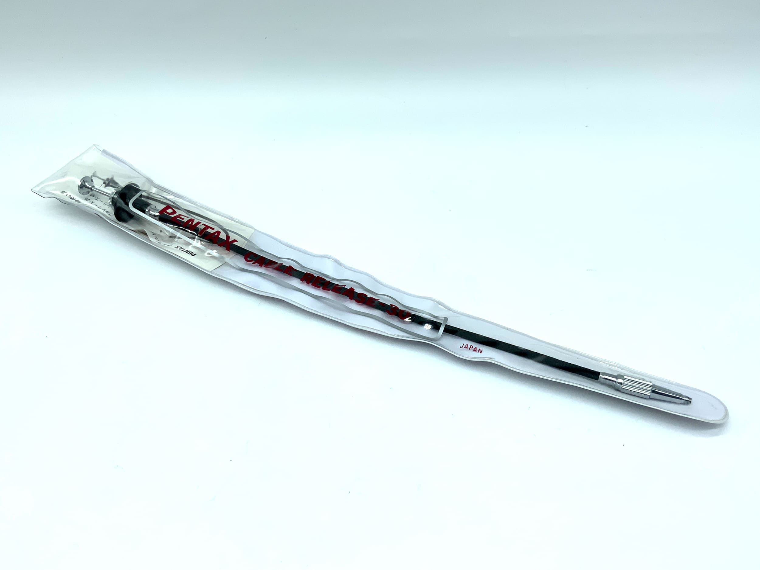 Pentax Type 30/50 Drahtauslöser schwarz ca.30cm mit Feststeller in OVP