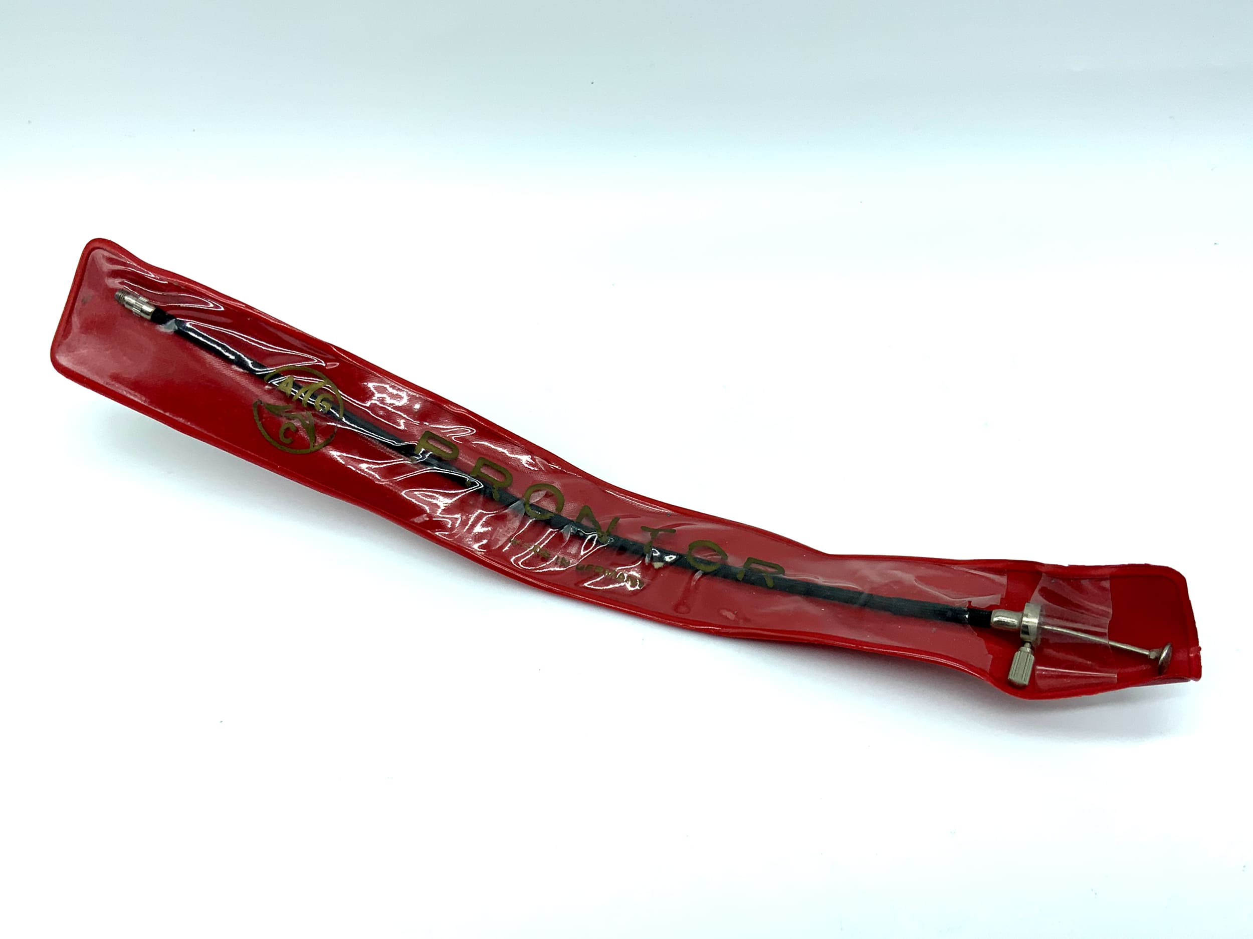 Prontor AGC Drahtauslöser schwarz ca.25cm mit Feststeller in OVP Fernauslöser