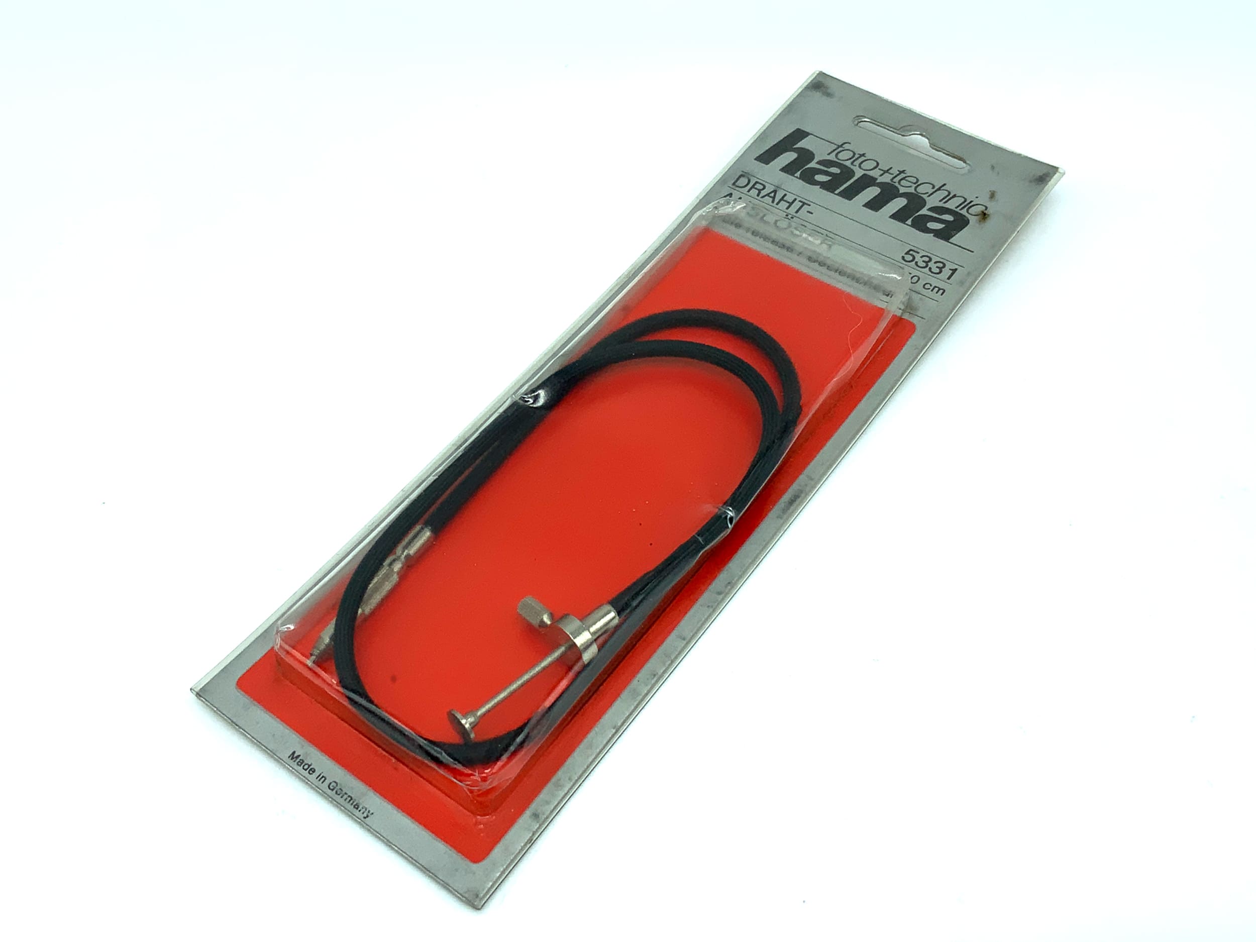 Hama 5351 Drahtauslöser schwarz ca.50cm mit Feststeller in OVP Fernauslöser