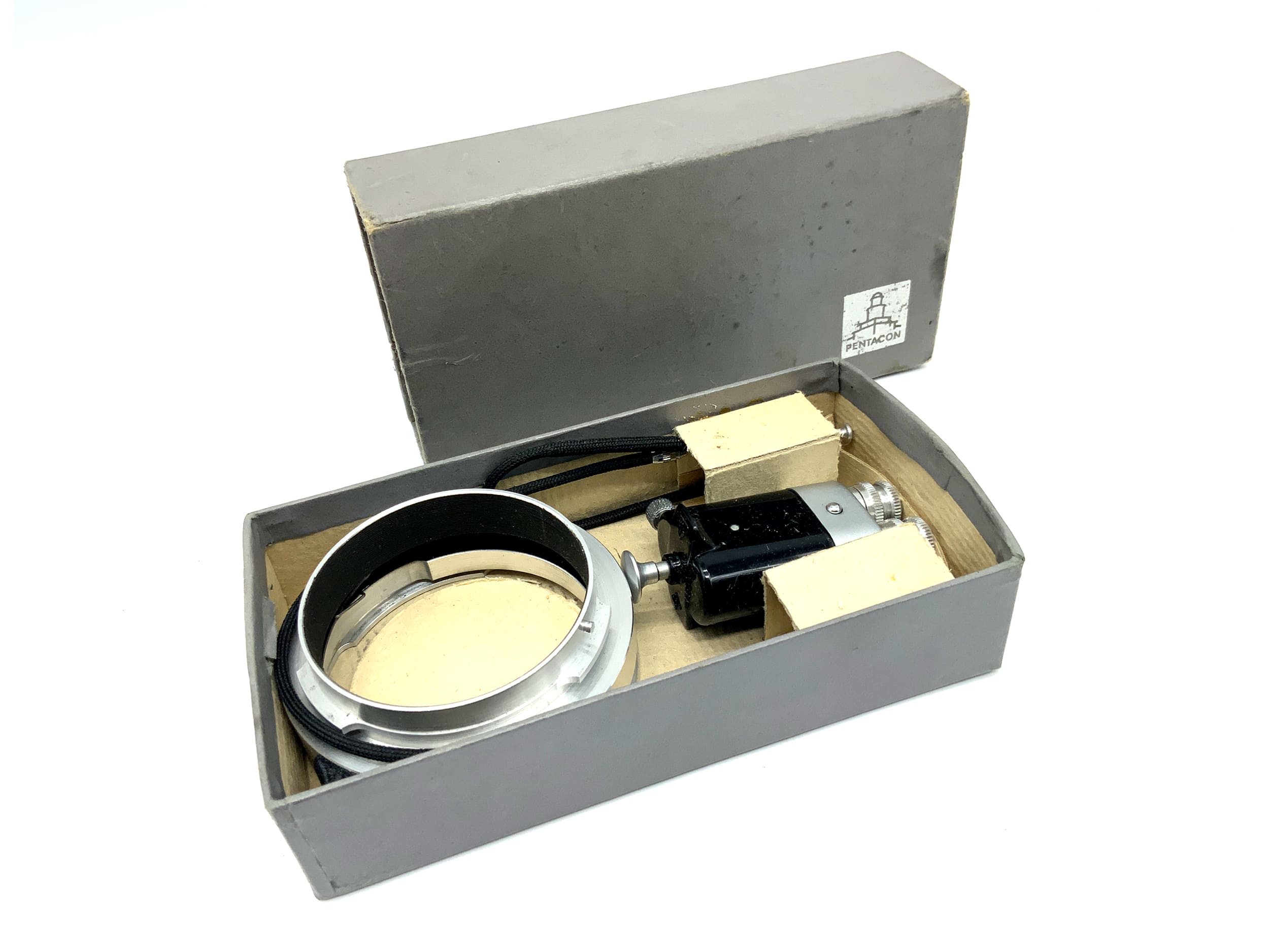 Pentacon Doppel-Drahtauslöser ca.15/25cm mit Feststeller Pentacon Six 6x6 in OVP