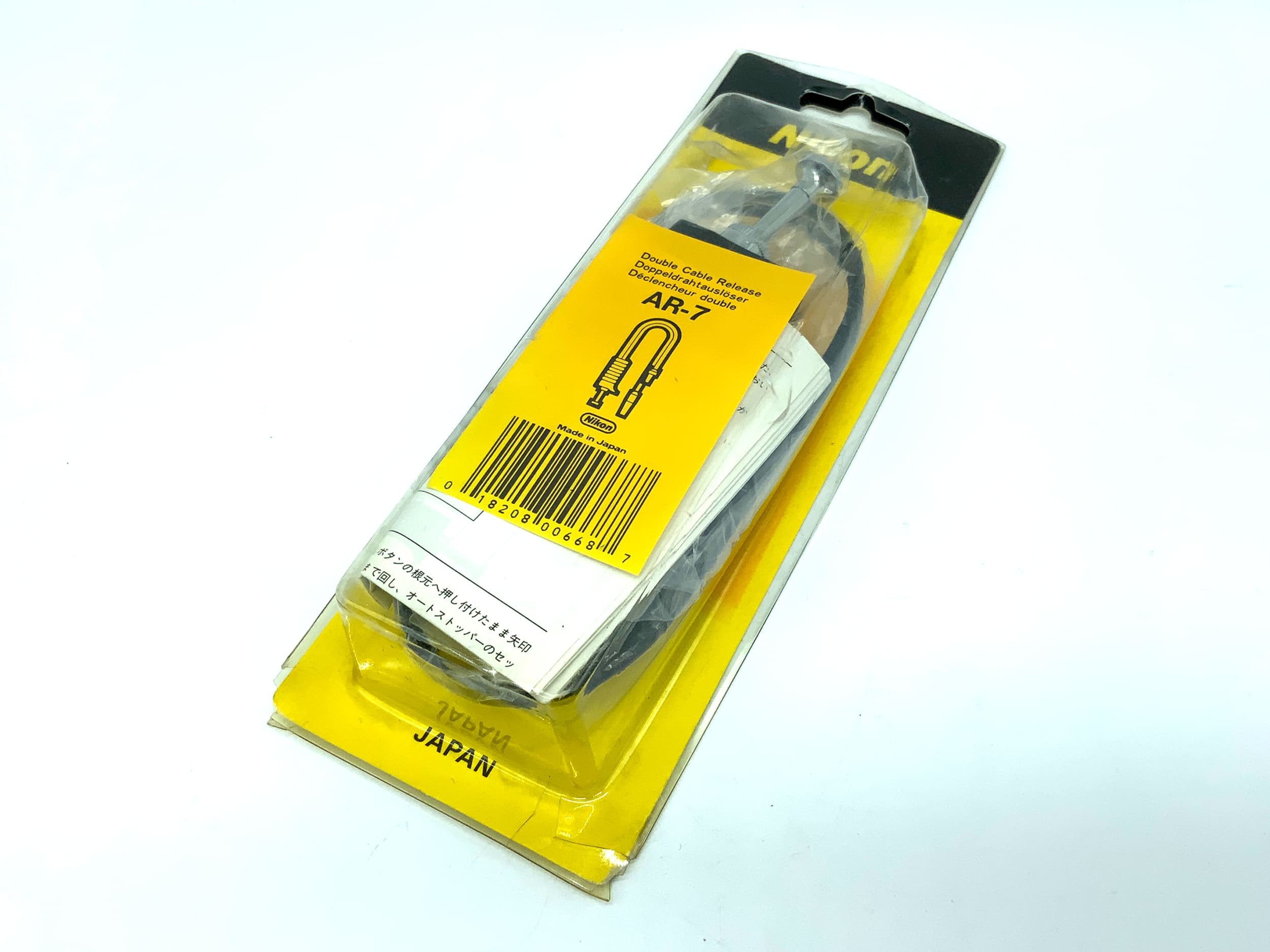 Nikon AR-7 Doppel-Drahtauslöser schwarz mit Feststeller in OVP Fernauslöser