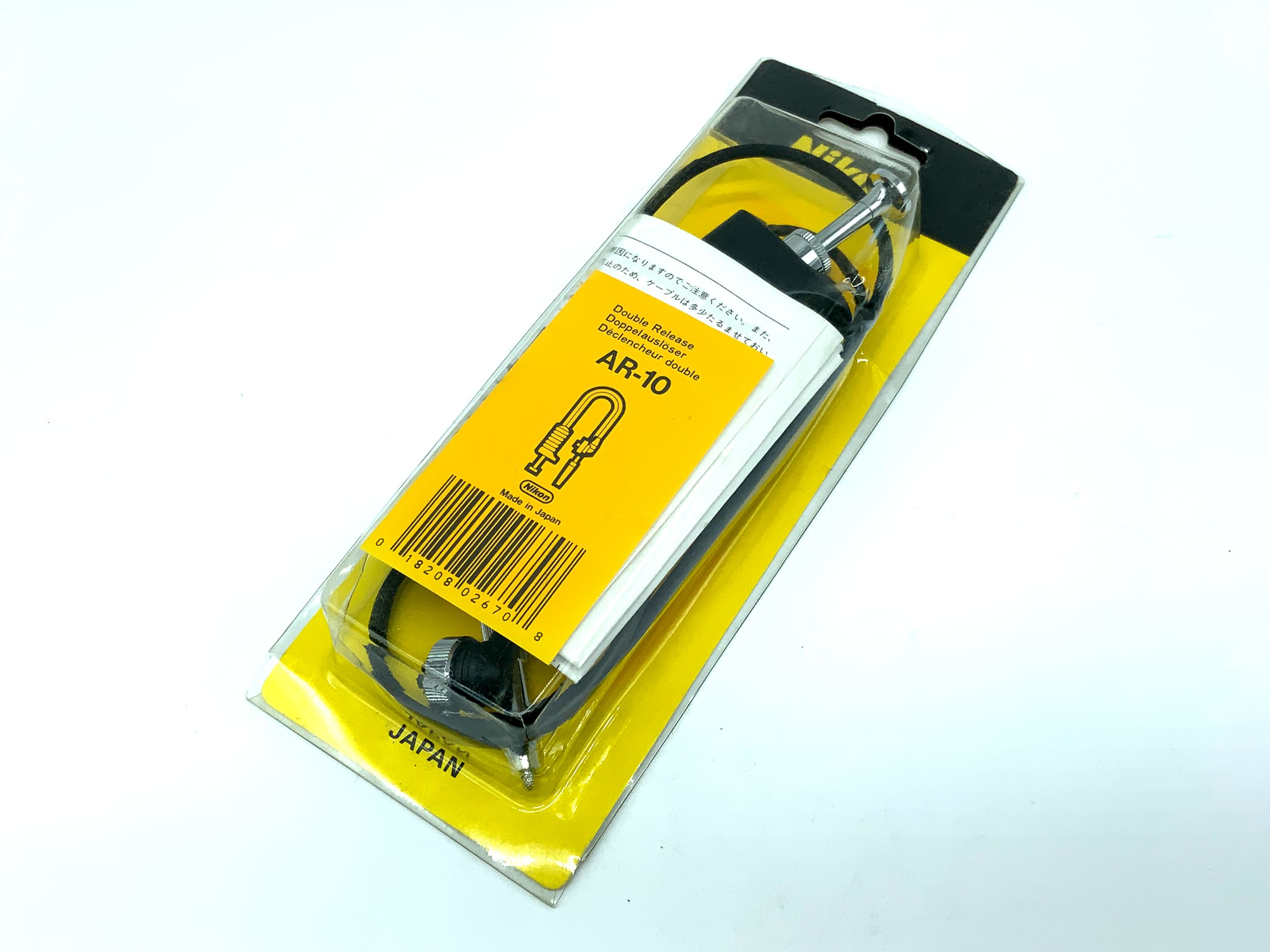 Nikon AR-10 Doppel-Drahtauslöser schwarz mit Feststeller in OVP Fernauslöser