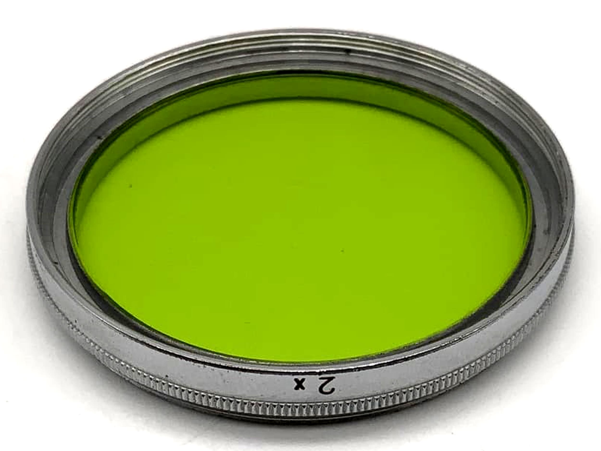 Markenlos Farbfilter 2x grün green Grünfilter Filter 40,5mm Filtergewinde M40