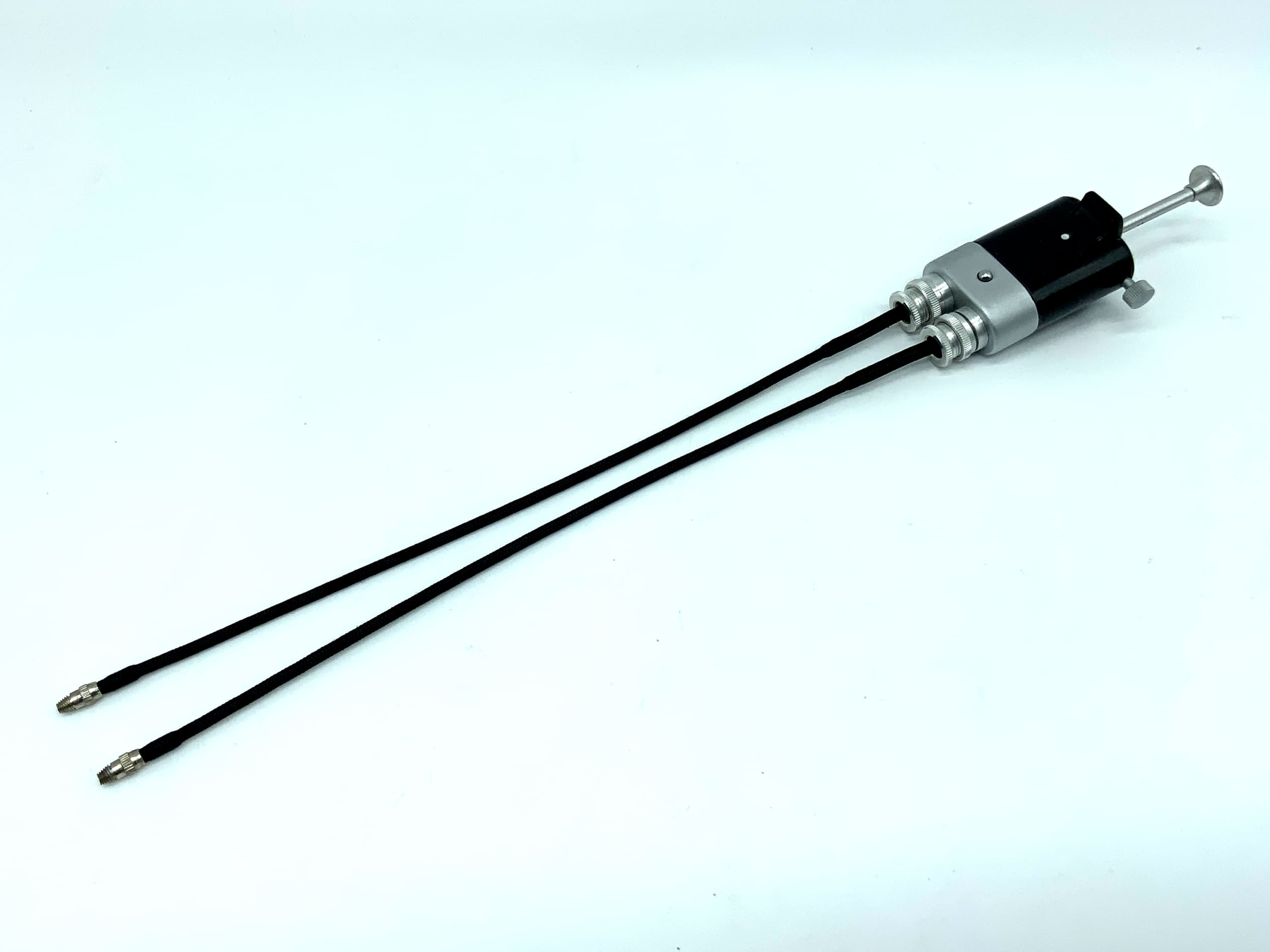 Pentacon 12750 Doppel-Drahtauslöser schwarz ca.25cm mit Feststeller