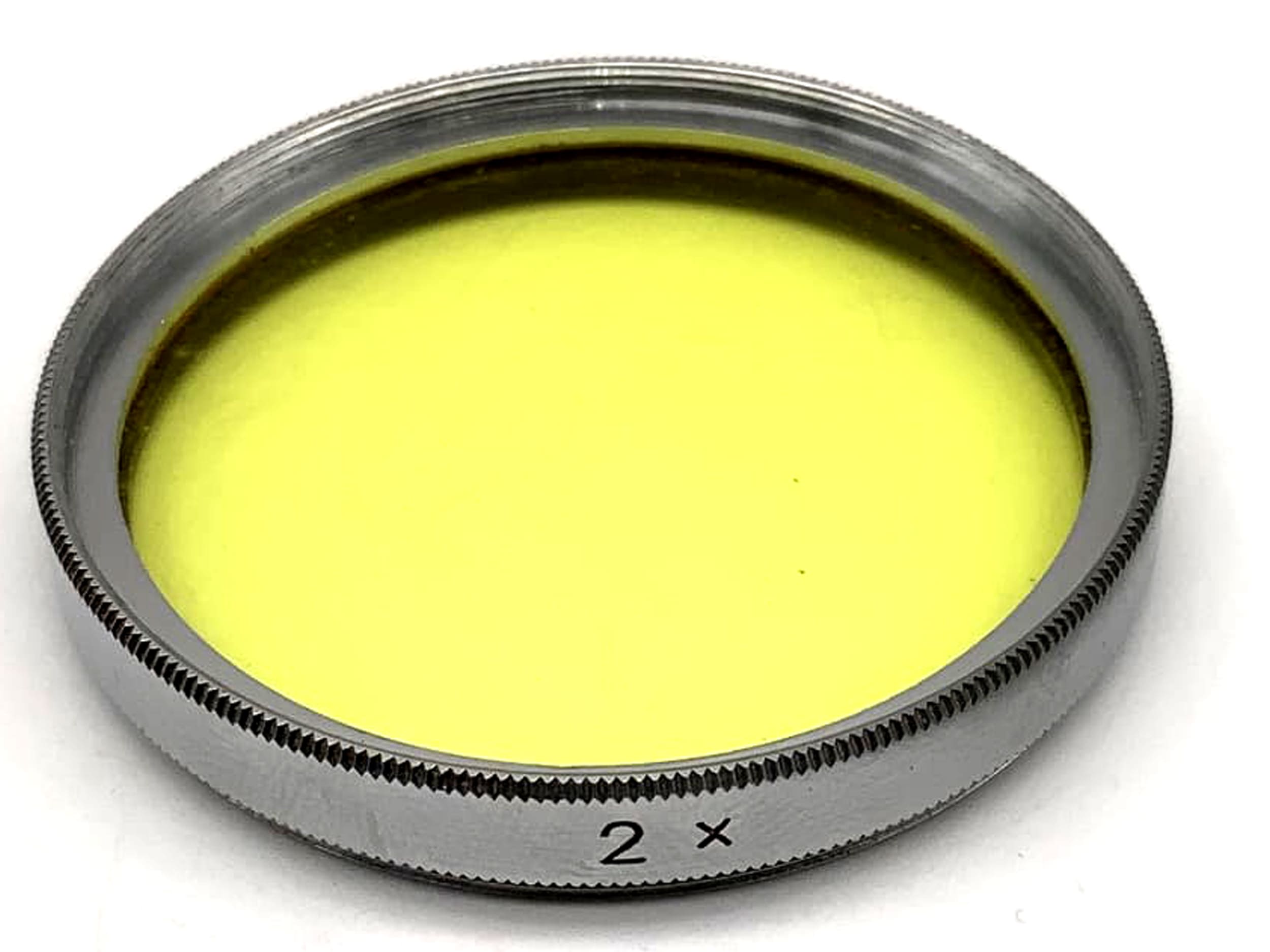 Markenlos Farbfilter 2x gelb yellow Gelbfilter Filter 40,5mm Filtergewinde M40