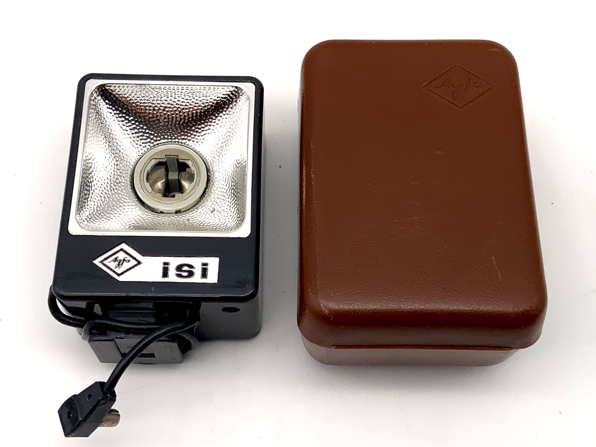 Agfa iSi Blitzgerät ohne Lampen mit Tasche Kamera Blitz Aufsteckblitz Flash