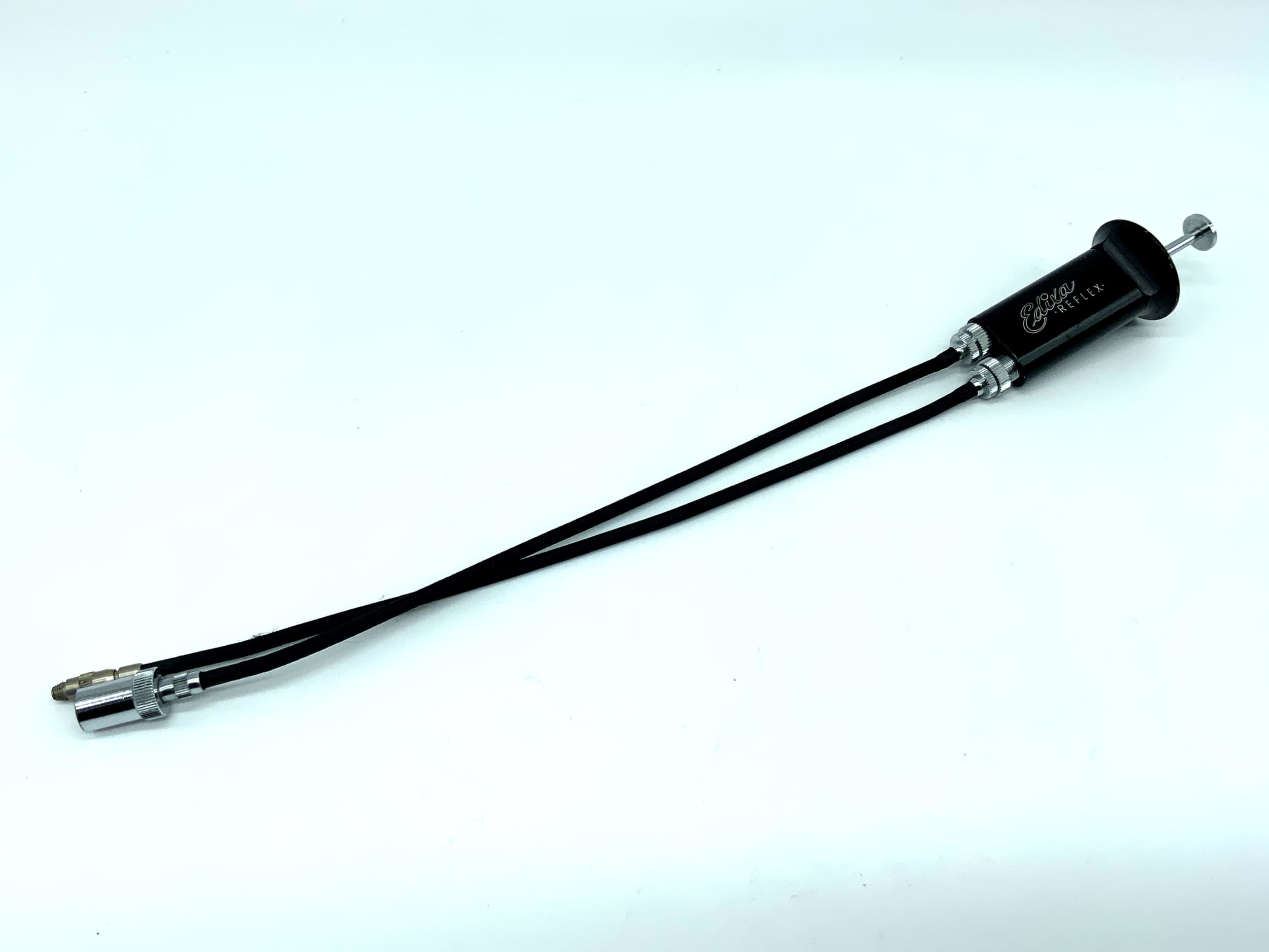 Edixa Reflex Doppel-Drahtauslöser schwarz ca.20cm Fernauslöser cable release