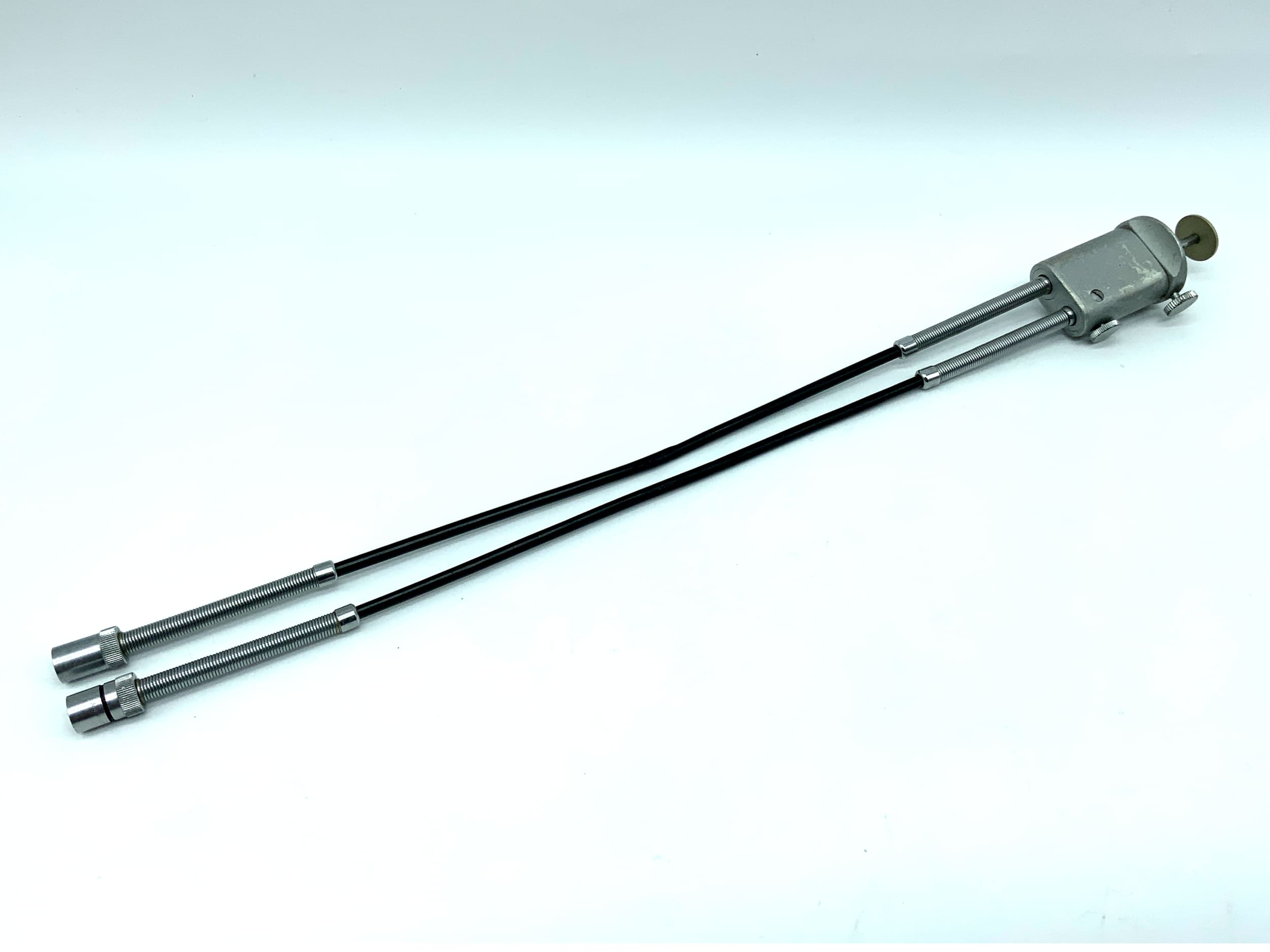 Leitz Leica Doppel-Drahtauslöser ca.35cm mit Feststeller und Glocken