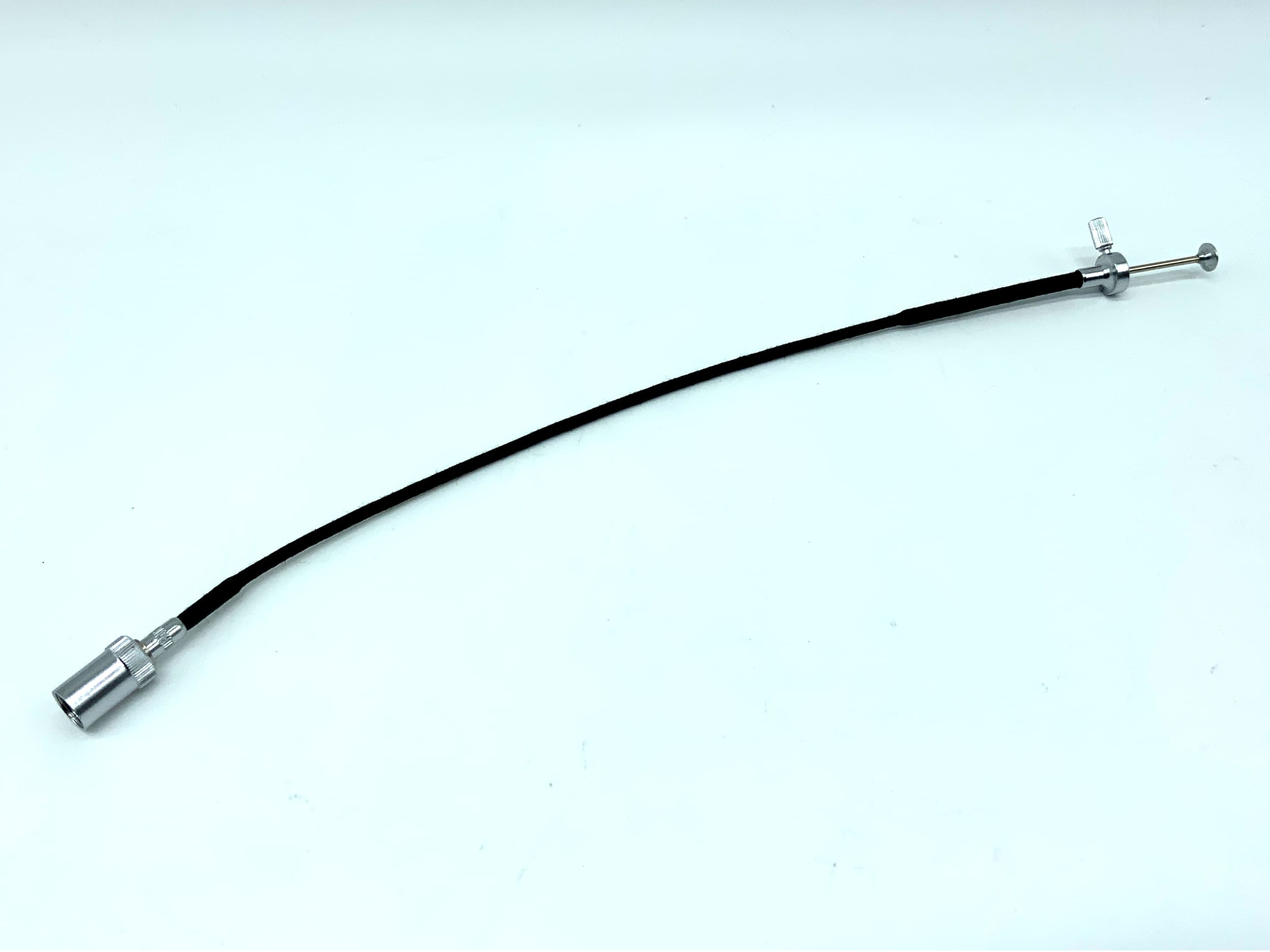 Leitz Leica Drahtauslöser schwarz ca.25cm mit Feststeller und Glocke