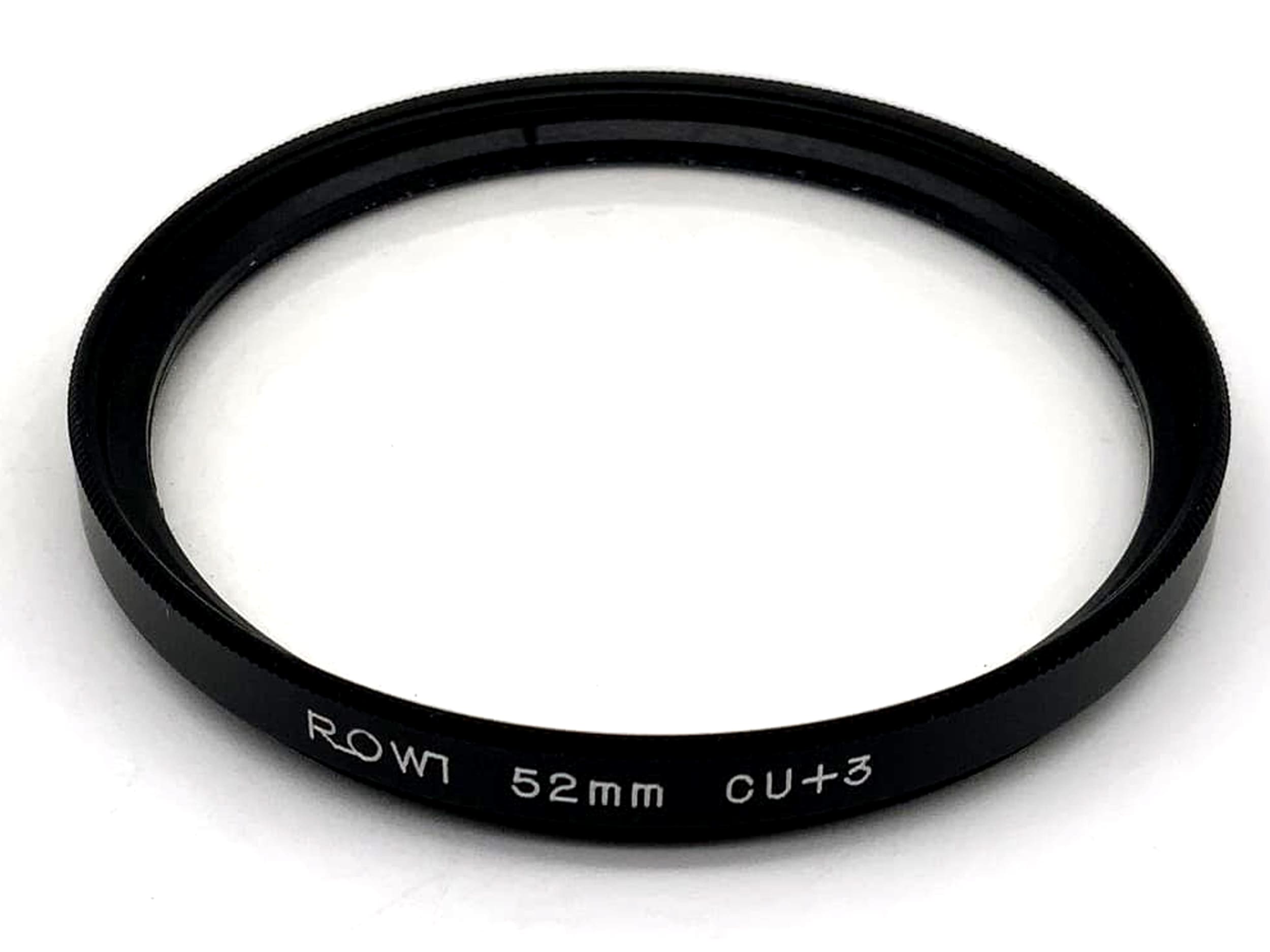 Rowi Close-Up CU+3 Nahlinse Filter 52mm Kreisförmig Filtergewinde M52