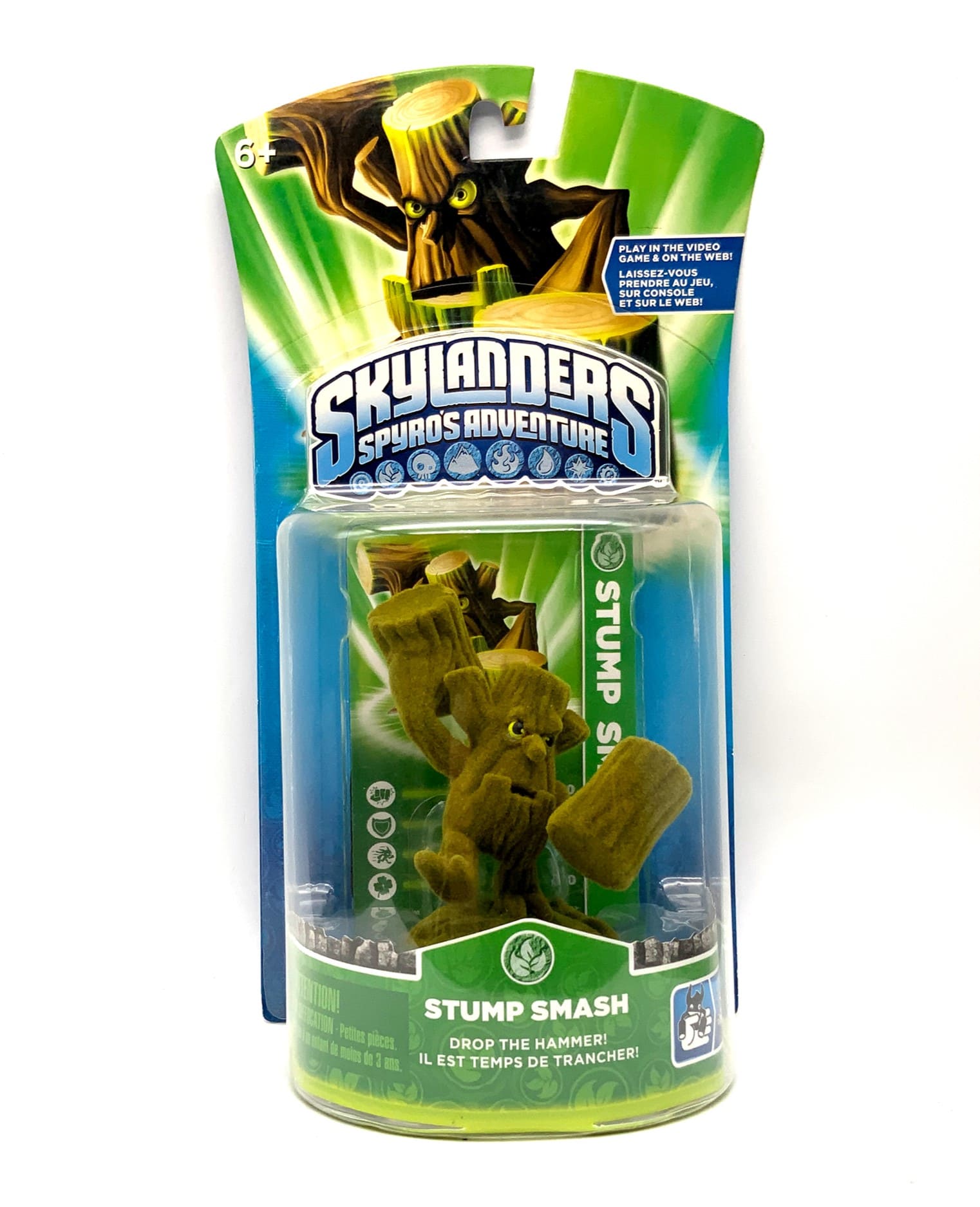 Skylanders Spyros Adventure Frito Lay Green Flocked Stump Smash in OVP