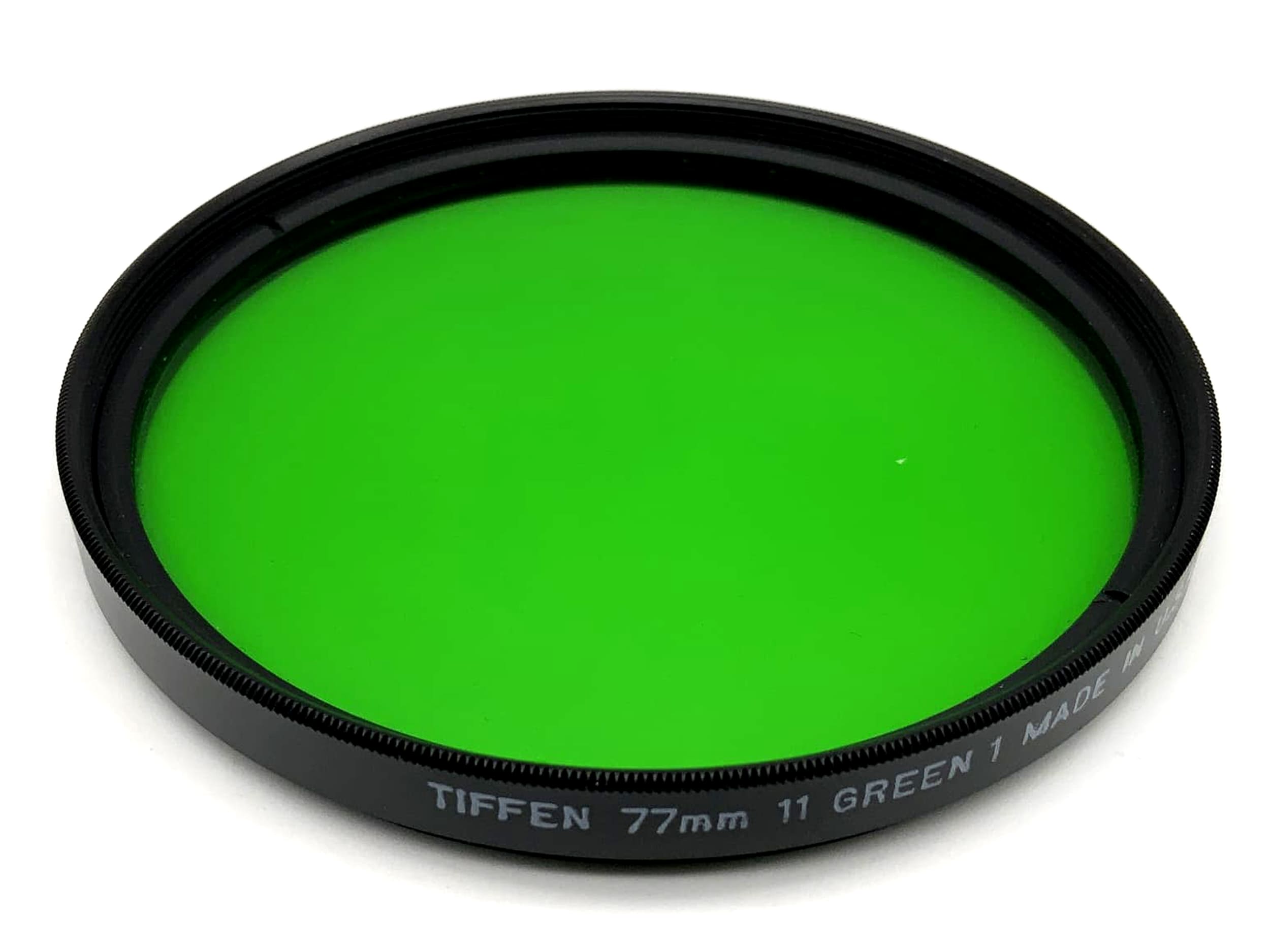 Tiffen Farbfilter 11 green 1 grün Filter 77mm Kreisförmig Filtergewinde M77