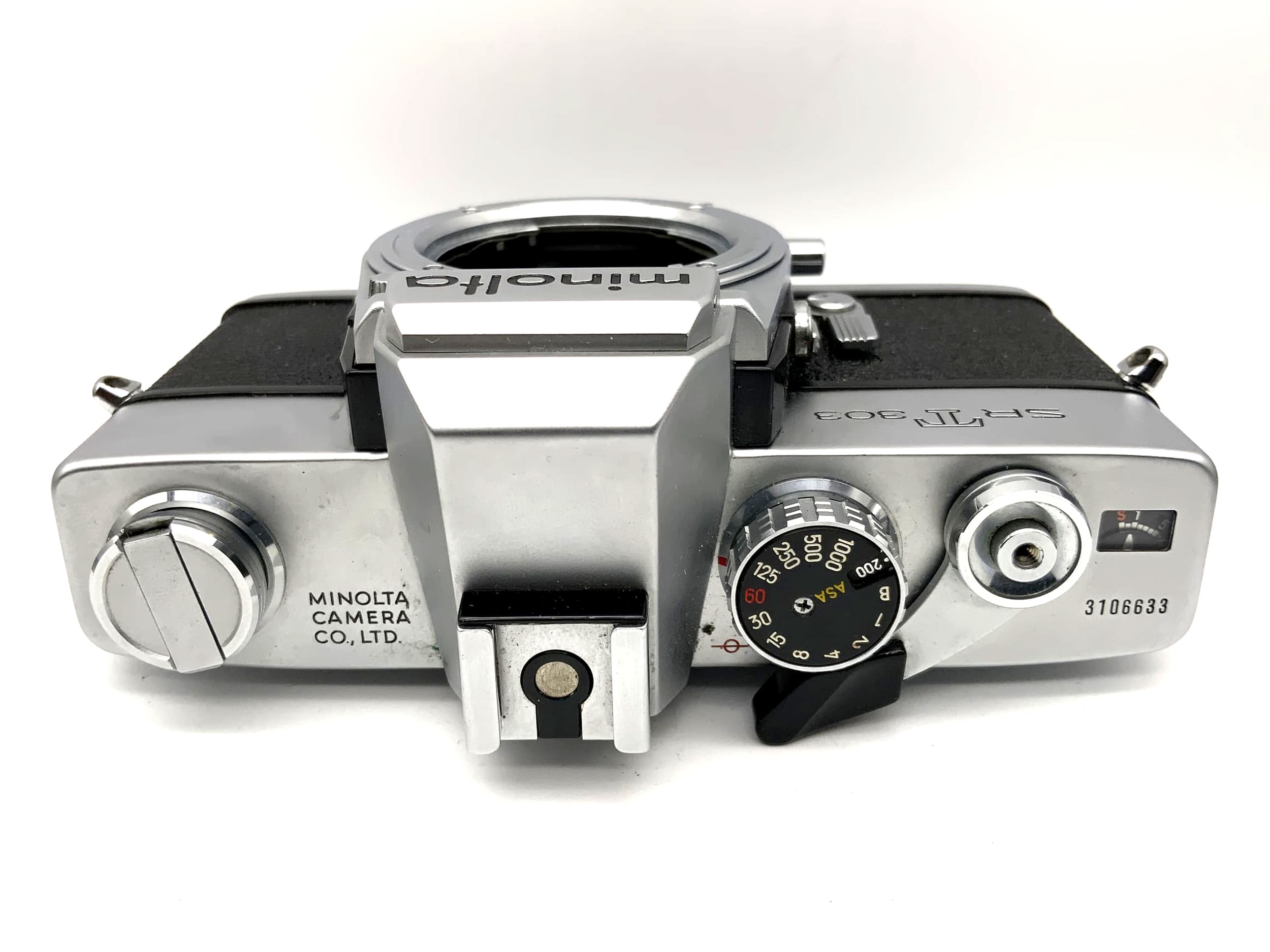 Minolta SRT 303 35mm Spiegelreflexkamera analog Body (Minolta MD) Beli defekt!