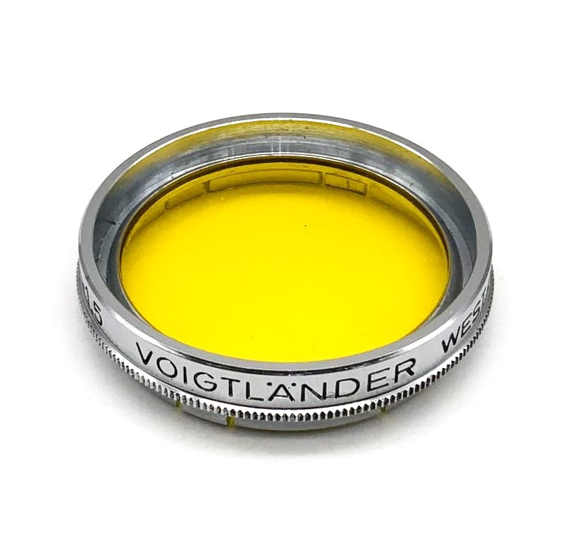 Voigtländer Farbfilter 302/32 AR G 3x LW -1,5 Gelb Yellow Steckfilter (32mm)