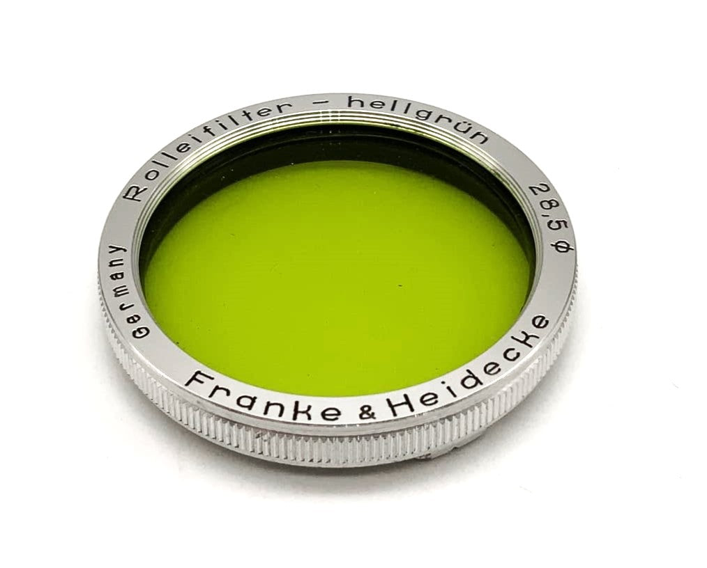 Rollei Farbfilter hellgrün light green für Rolleiflex f/3.5 Tessar/ Xenar (R I)