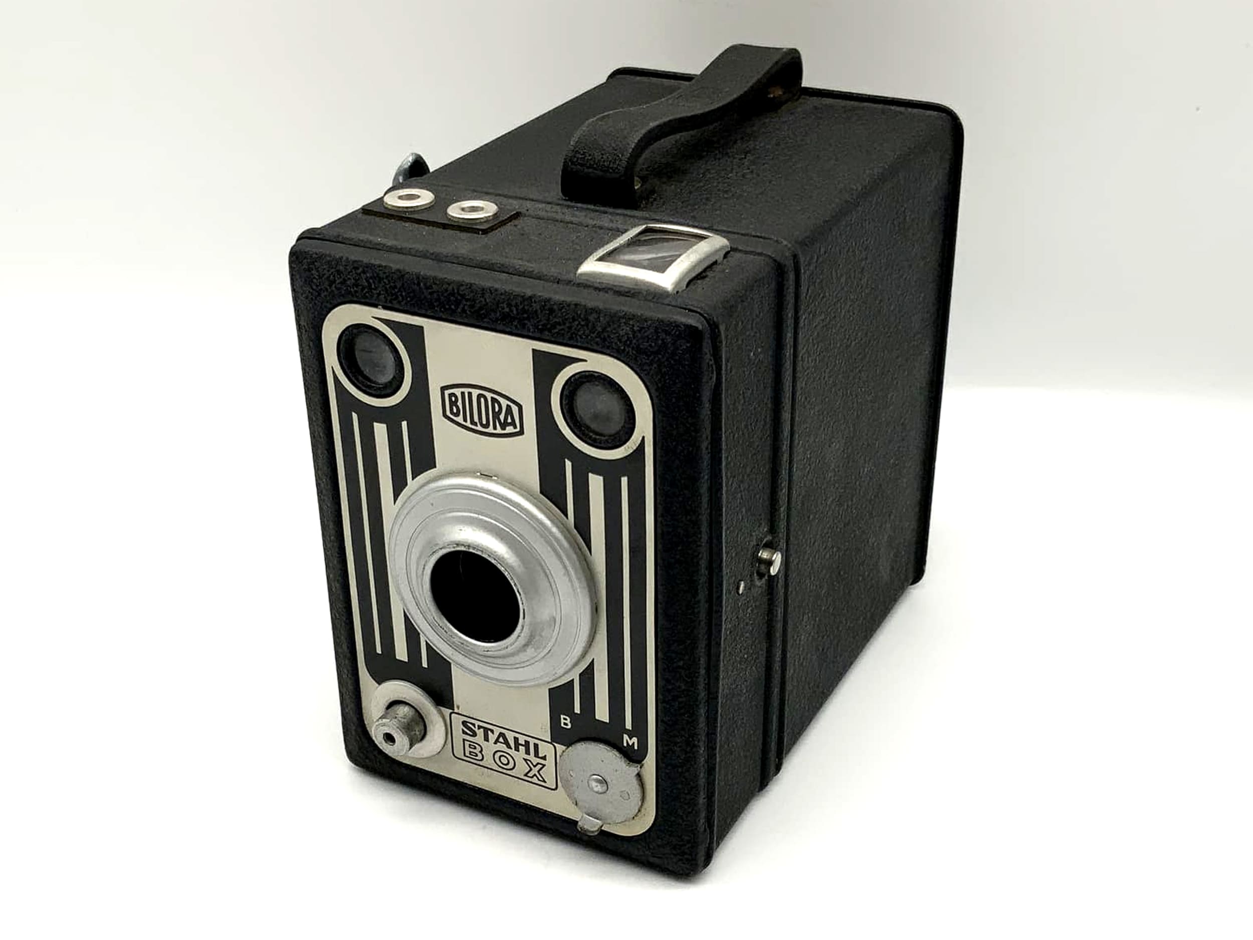 Bilora Stahl Box Boxkamera Rollfilm Analogkamera