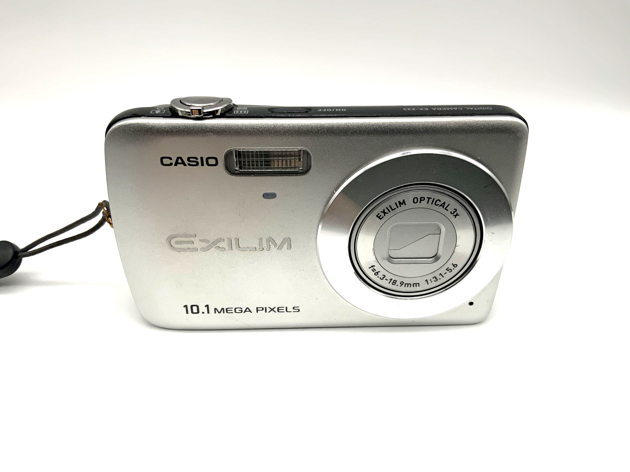 Casio EX-Z33 mit Optical 3x f=6.3-18.9mm 1:3.1-5.6 10.1 Mega Pixels Exilim