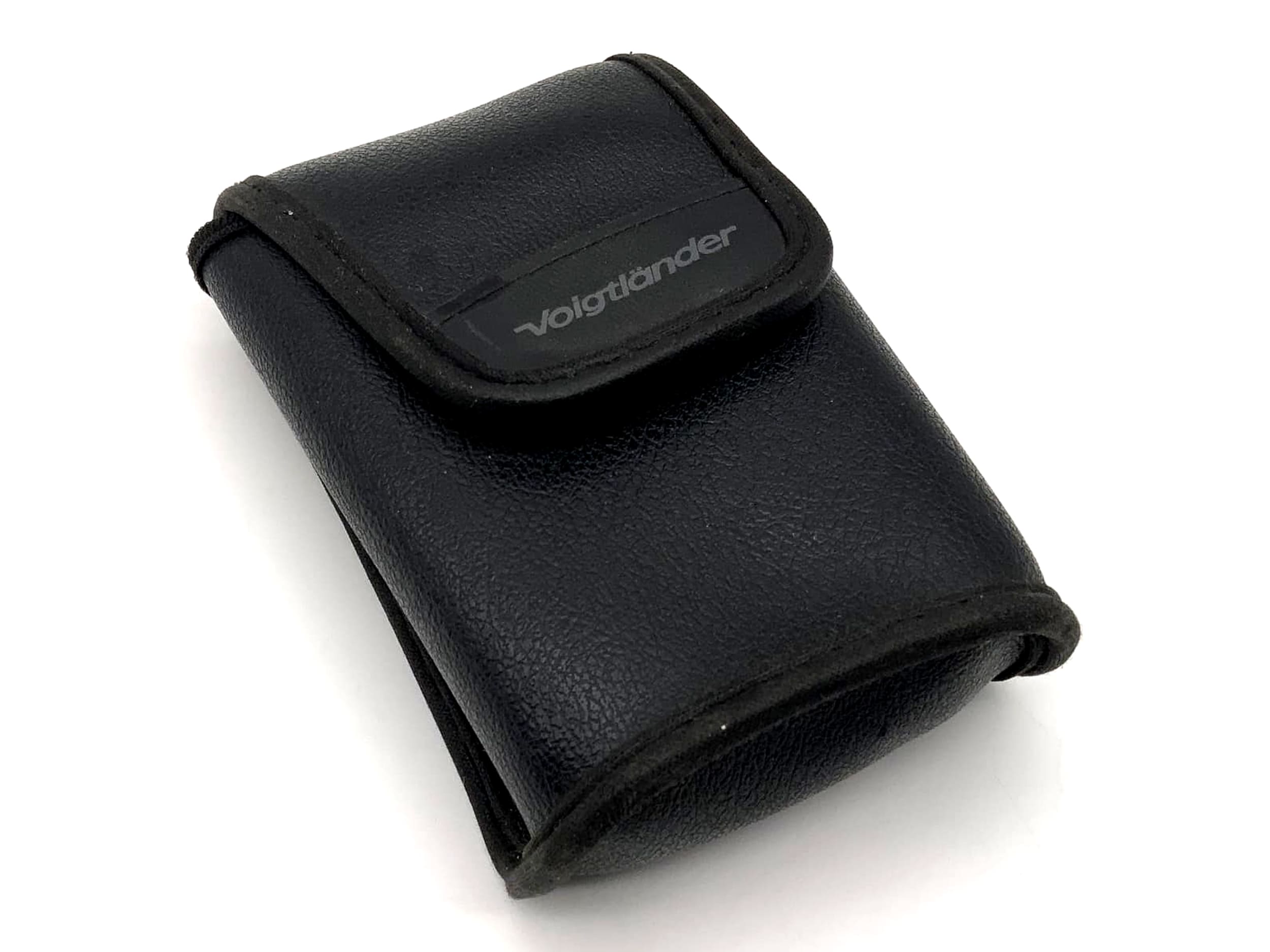 Voigtländer Leder Bereitschaftstasche schwarz Fototasche universell Kameratasche