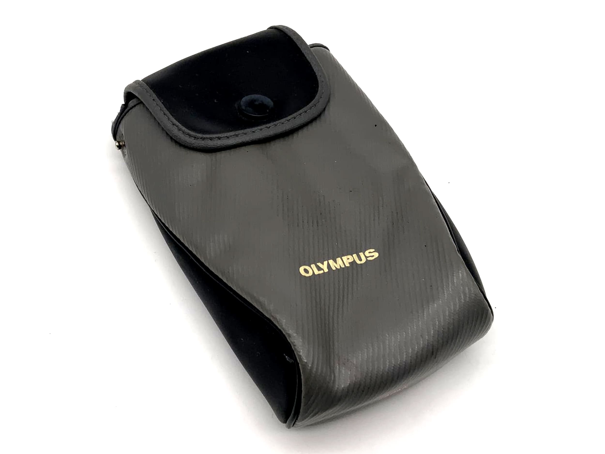 Olympus Leder Bereitschaftstasche grau Fototasche universell Kameratasche