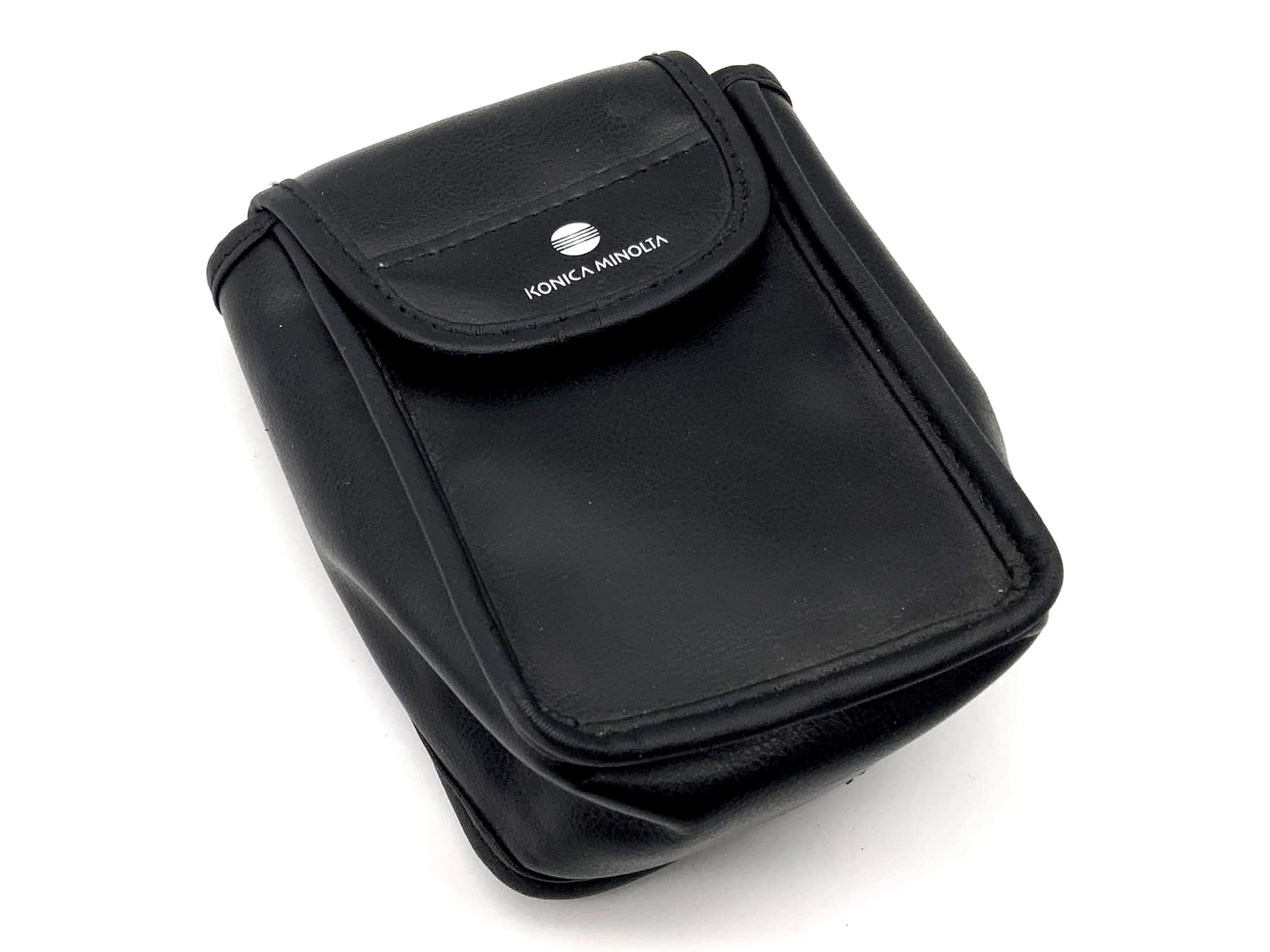 Minolta Leder Bereitschaftstasche schwarz Fototasche universell Kameratasche