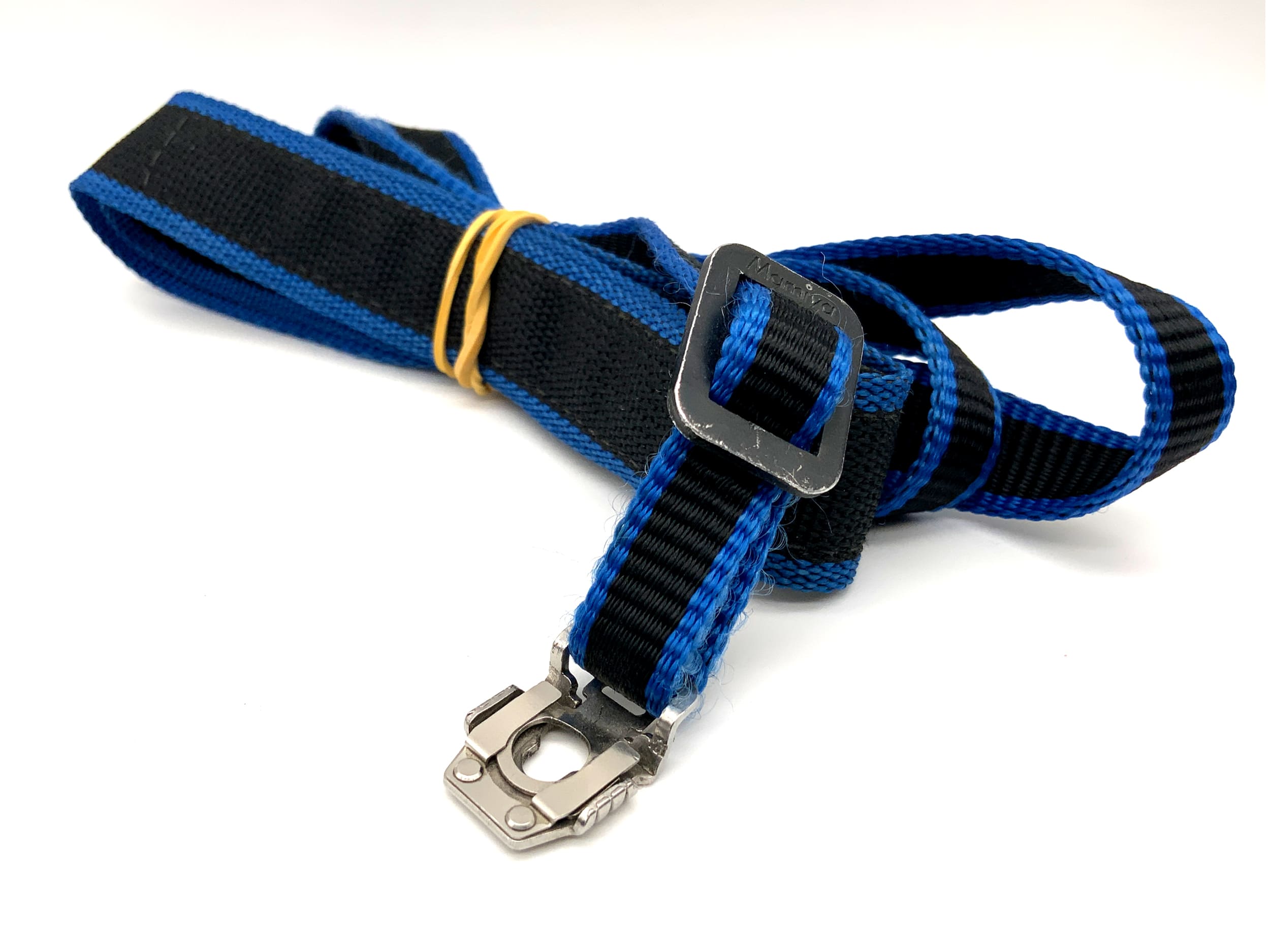Mamiya M645 Super & Pro Gurt schwarz/blau Hals Schultergurt Kameragurt Strap